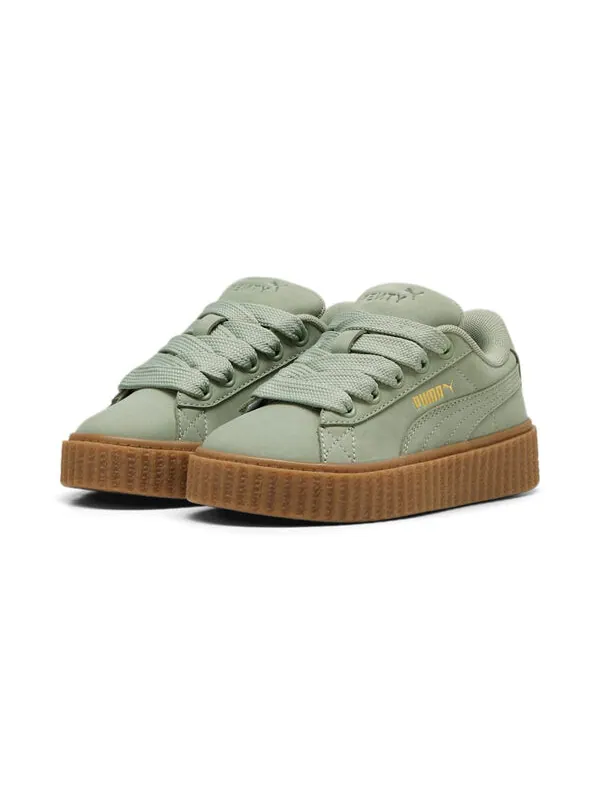 Кроссовки x fenty creeper phatty 'earth tone pack - green fog' Puma — изображение 3 из 4, зеленый/золотистый