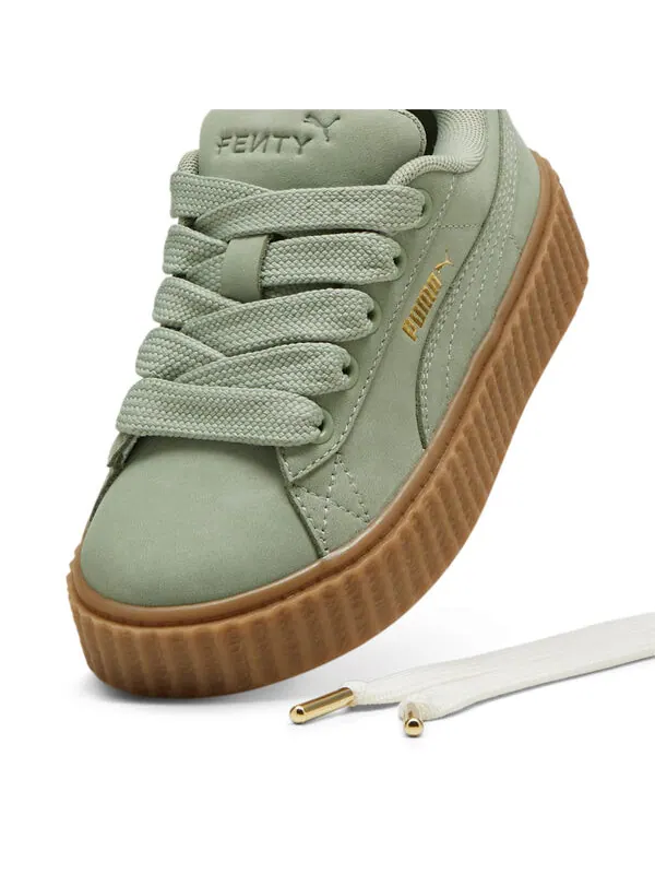 Кроссовки x fenty creeper phatty 'earth tone pack - green fog' Puma — изображение 4 из 4, зеленый/золотистый