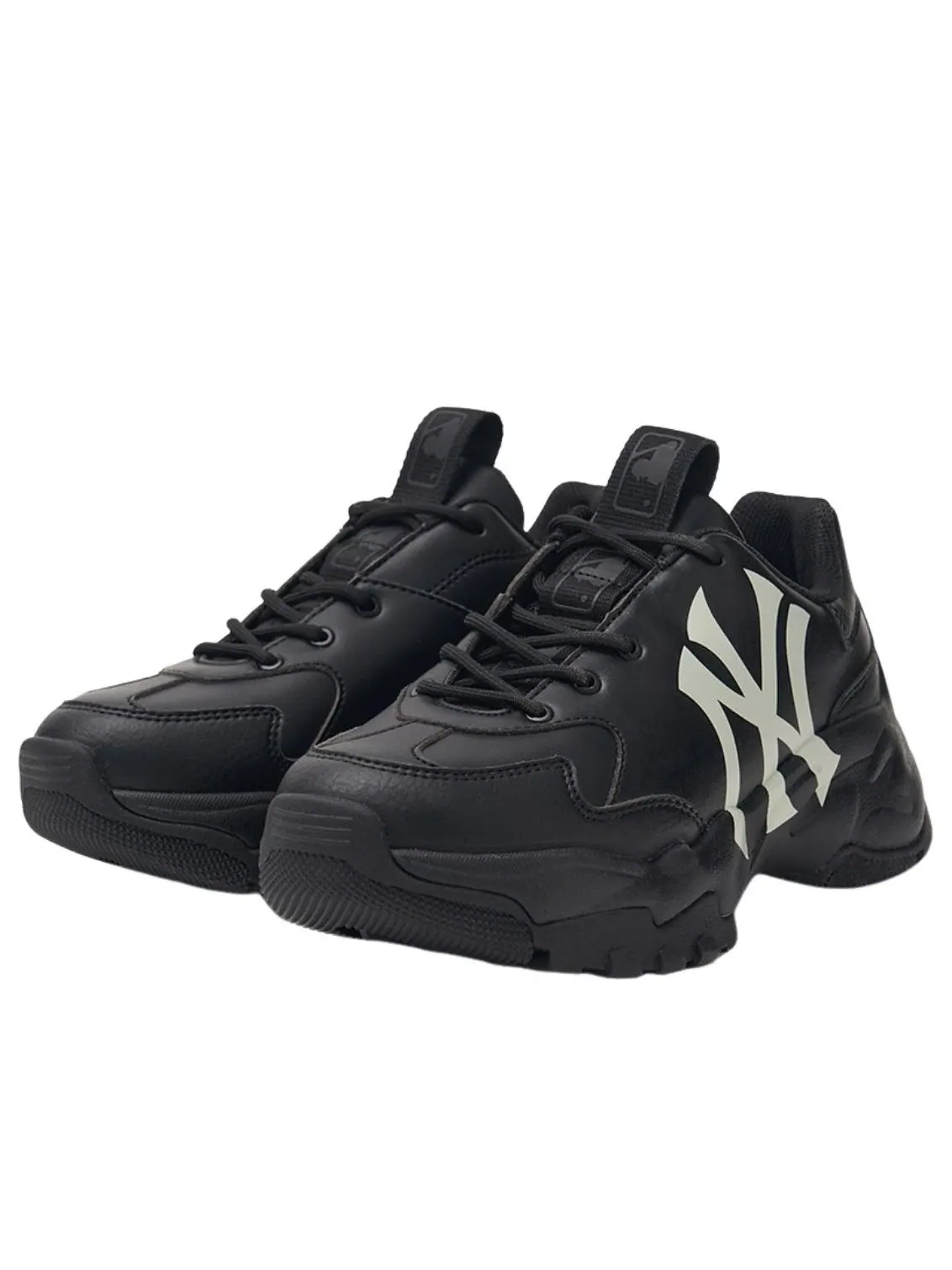 Кроссовки MLB BigBall Chunky New York Yankees 'Black' — изображение 3 из 5, черный