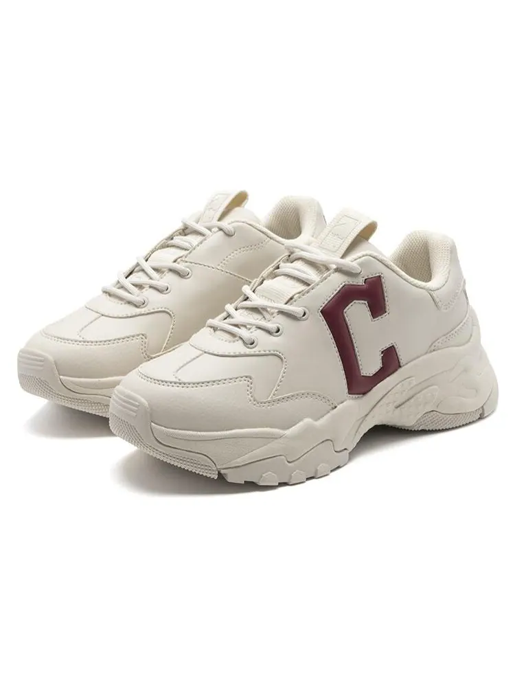 Кроссовки MLB Bigball Chunky Cleveland Guardians 'Beige White Red' — изображение 3 из 6, белый