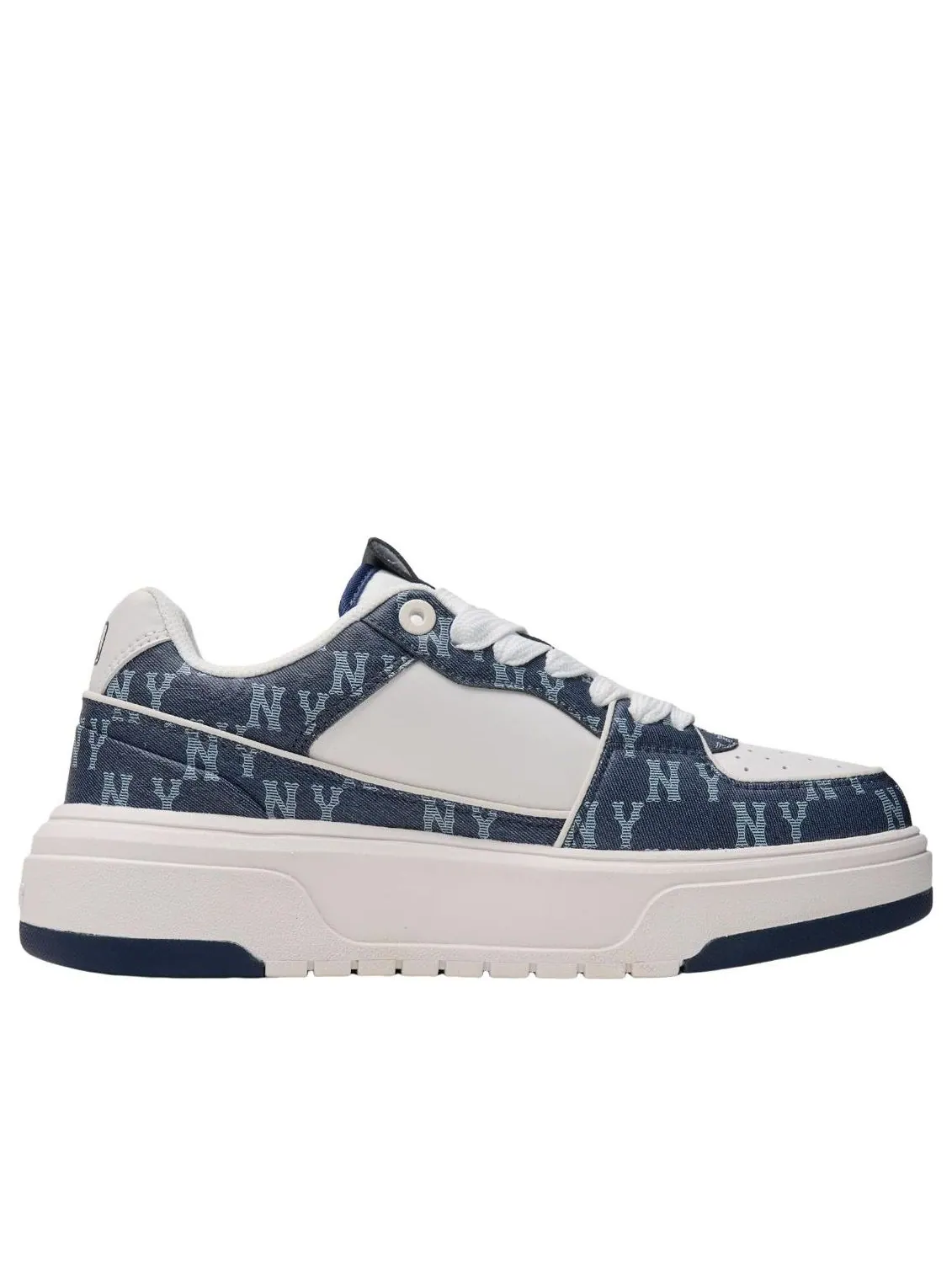 MLB Chunky Classic Denim Classic Monogram New York Yankees 'Navy' — изображение 2 из 5, темно-синий/белый