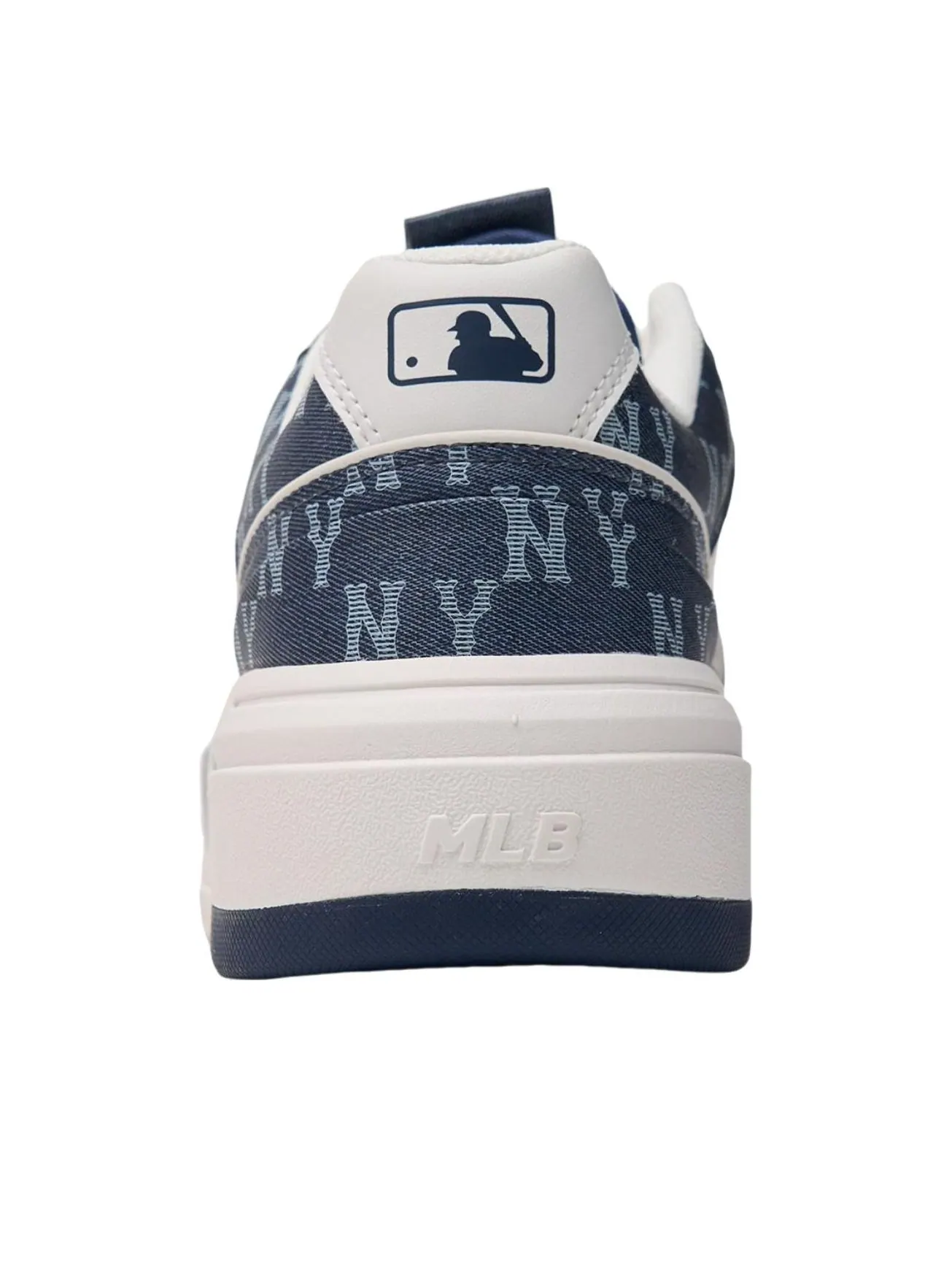 MLB Chunky Classic Denim Classic Monogram New York Yankees 'Navy' — изображение 4 из 5, темно-синий/белый