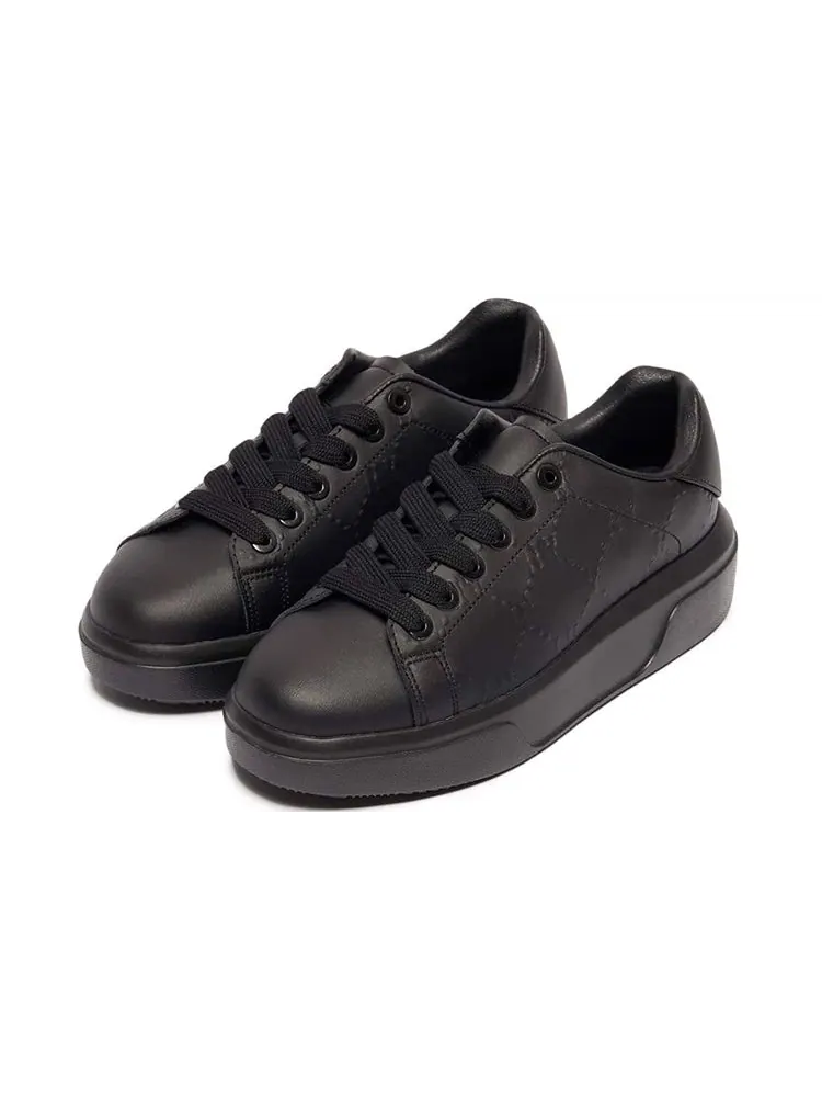 Кроссовки MLB Chunky Mono Embo Yankees 'Triple Black' — изображение 3 из 6, черный
