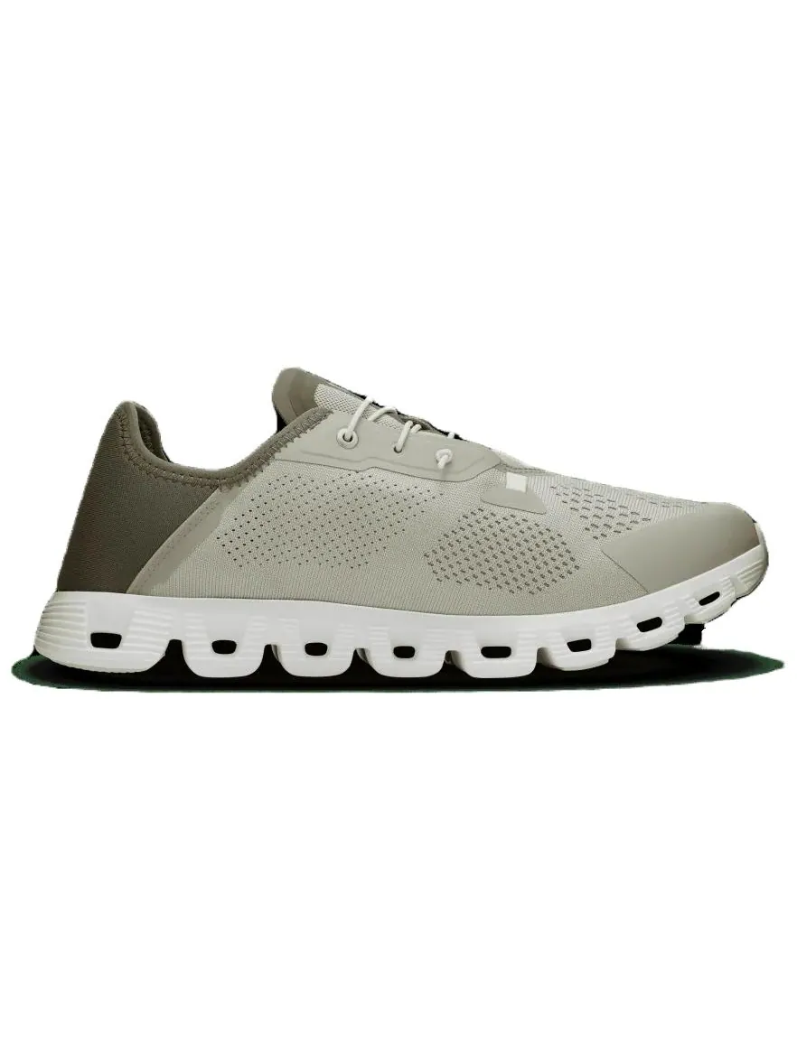 Кроссовки On Cloud 5 Coast 'Chalk Olive' — изображение 2 из 6, белый зеленый
