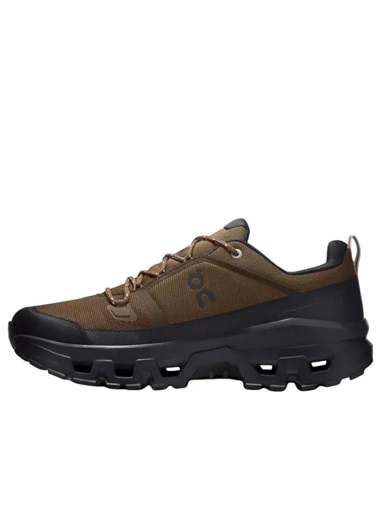 Мужские кроссовки для треккинга с шнуровкой Cloudrock Low Waterproof On Running — изображение 2 из 4, коричневый