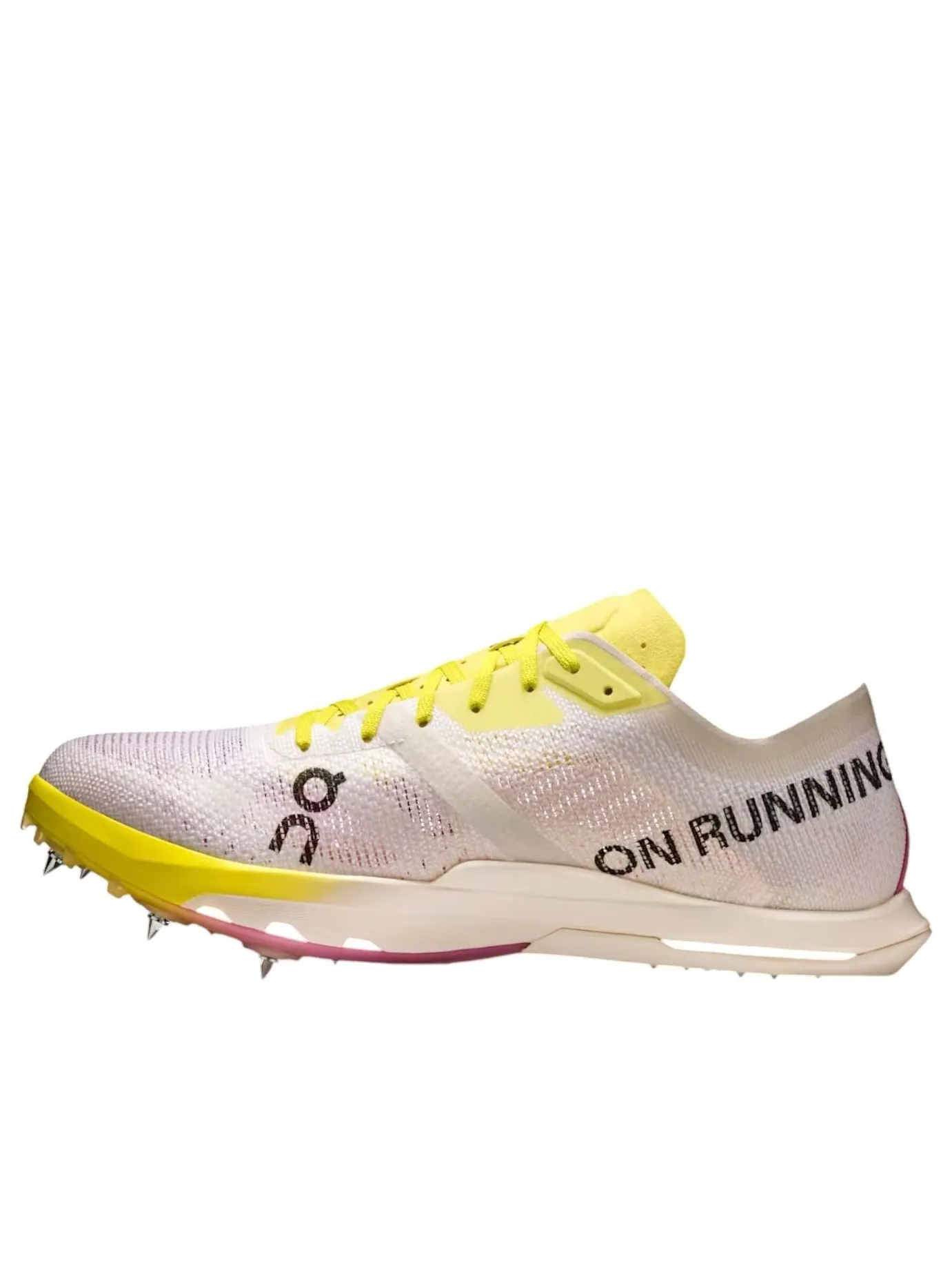 Кроссовки On Cloudspike Citius 2 White Yellow Raspberry — изображение 1 из 6, белый