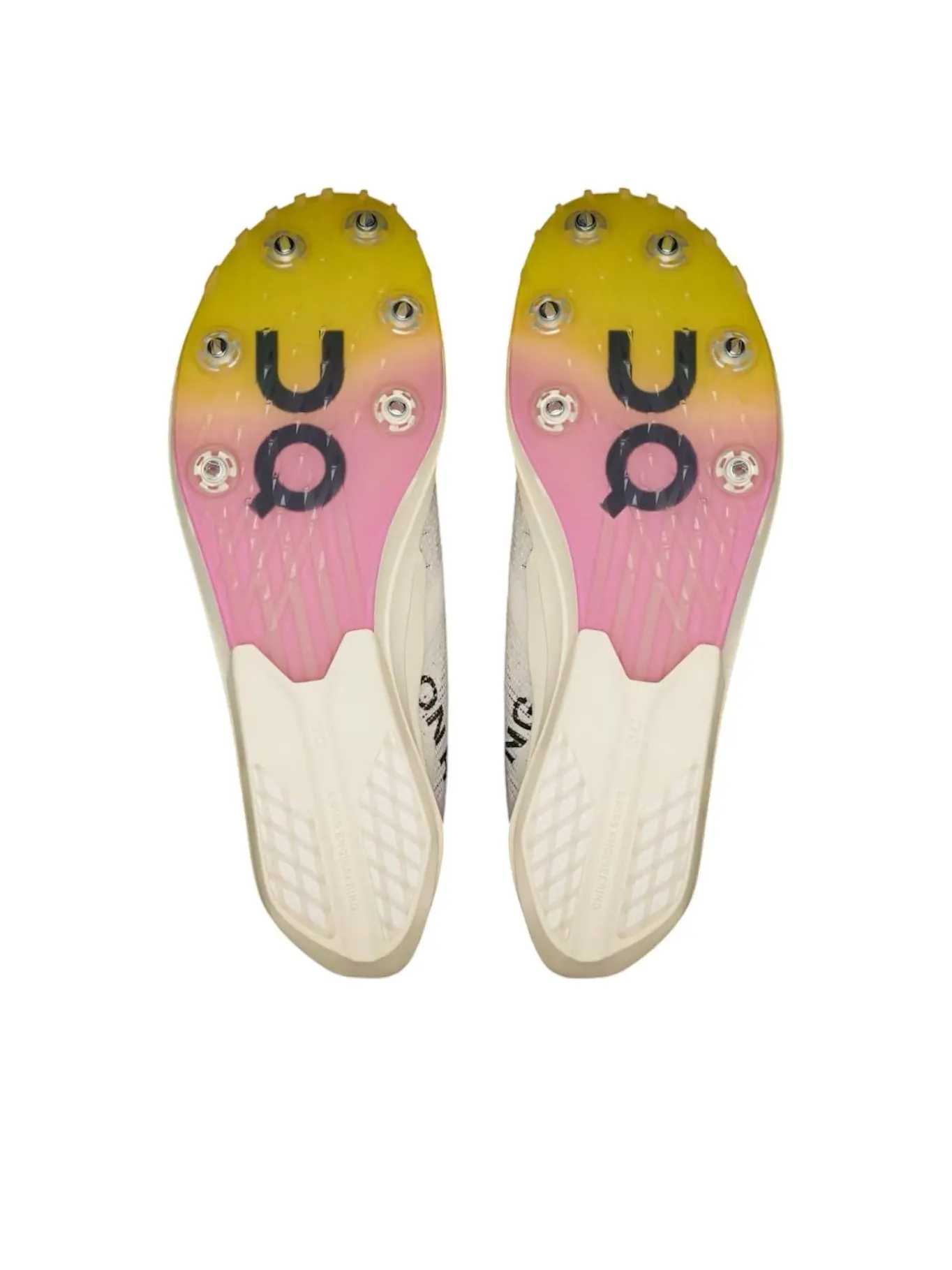 Кроссовки On Cloudspike Citius 2 White Yellow Raspberry — изображение 4 из 6, белый