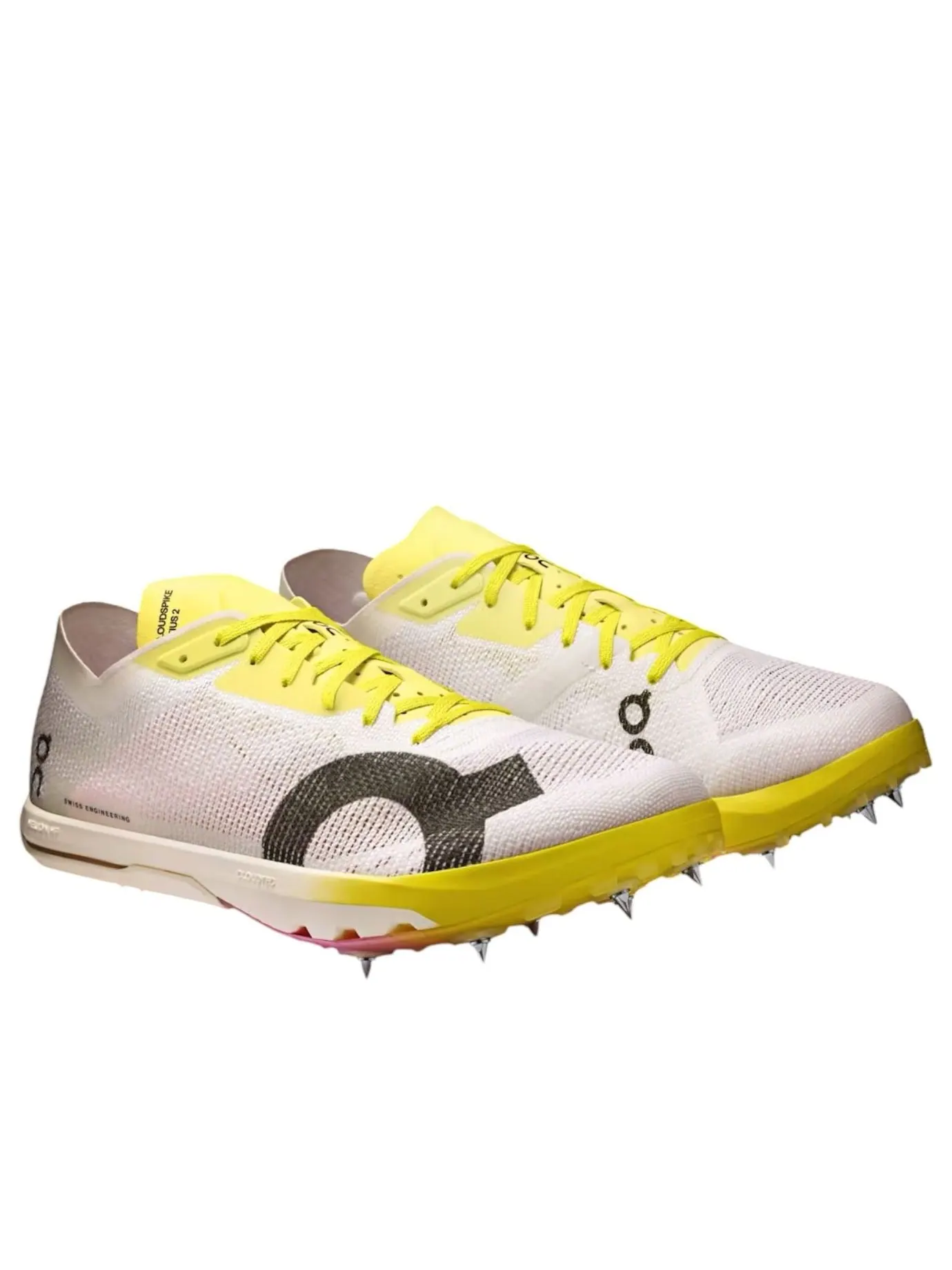 Кроссовки On Cloudspike Citius 2 White Yellow Raspberry — изображение 6 из 6, белый