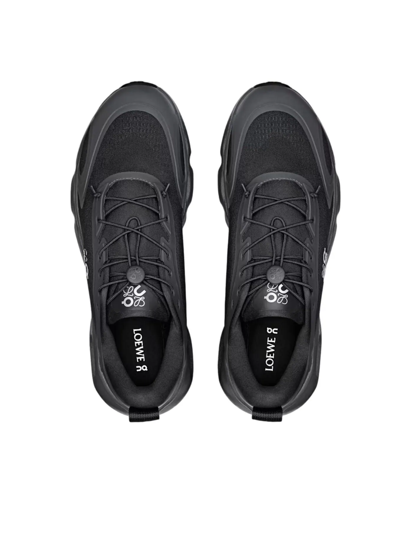 Кроссовки On Running x LOEWE Cloudsolo 'Black' — изображение 3 из 6, черный