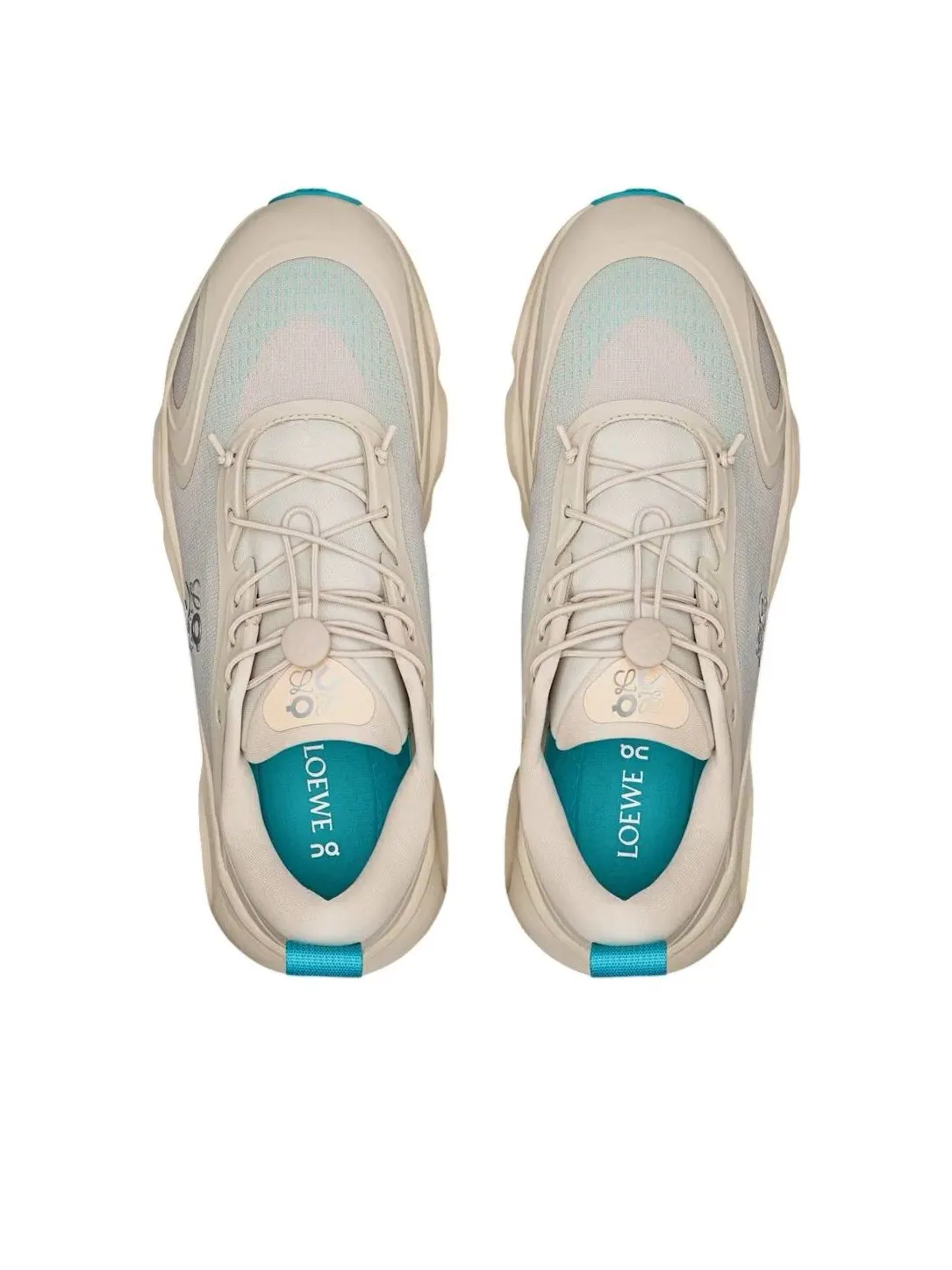 Кроссовки On Running x LOEWE Cloudsolo Cream — изображение 3 из 6, бежевый