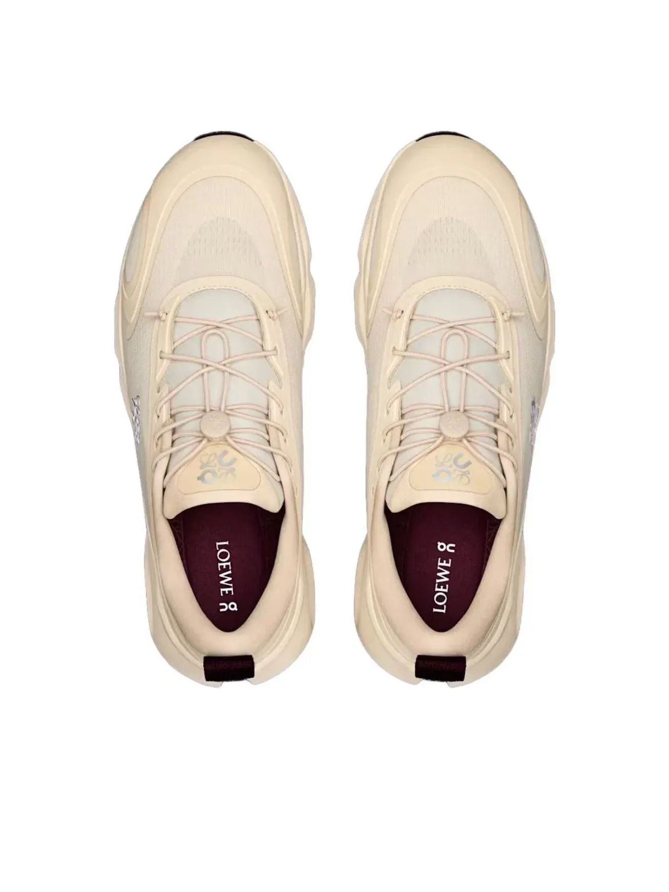 Мужские кроссовки Cloudsolo Sand Burgundy On Running — изображение 2 из 5, бежевый