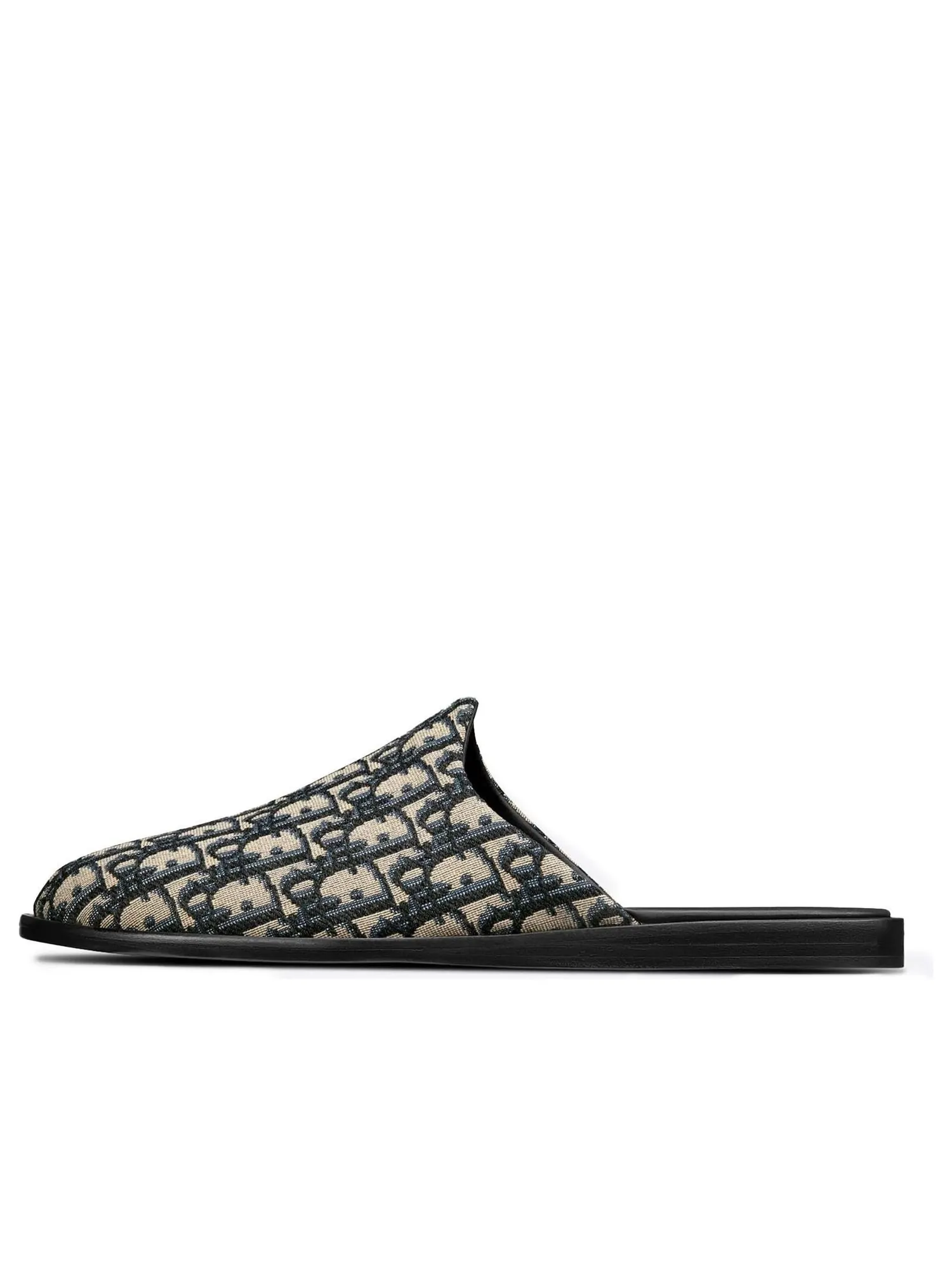 Сандалии DIOR Indior Mule 'Beige Black Dior Oblique Jacquard' 3SA097ZJU_H961