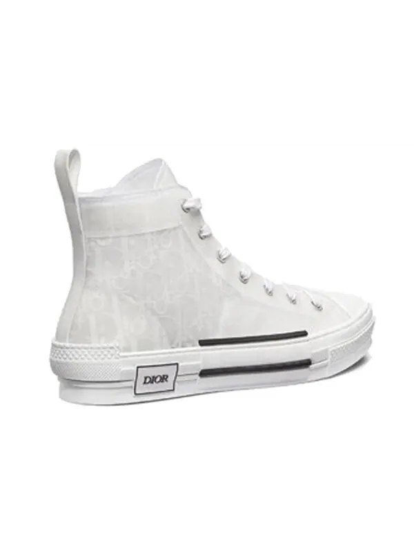 Кроссовки b23 oblique 'white' Dior — изображение 3 из 4, белый/черный
