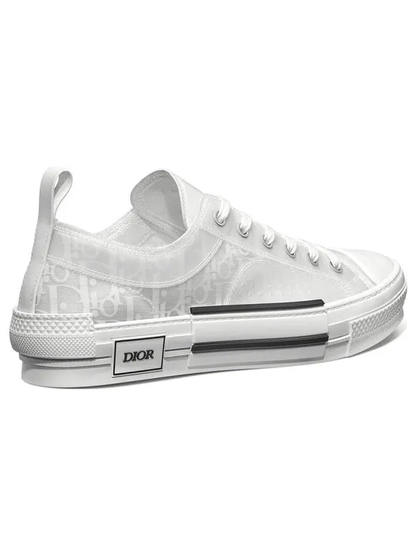 Кроссовки b23 oblique low-top grey Dior — изображение 3 из 4, белый
