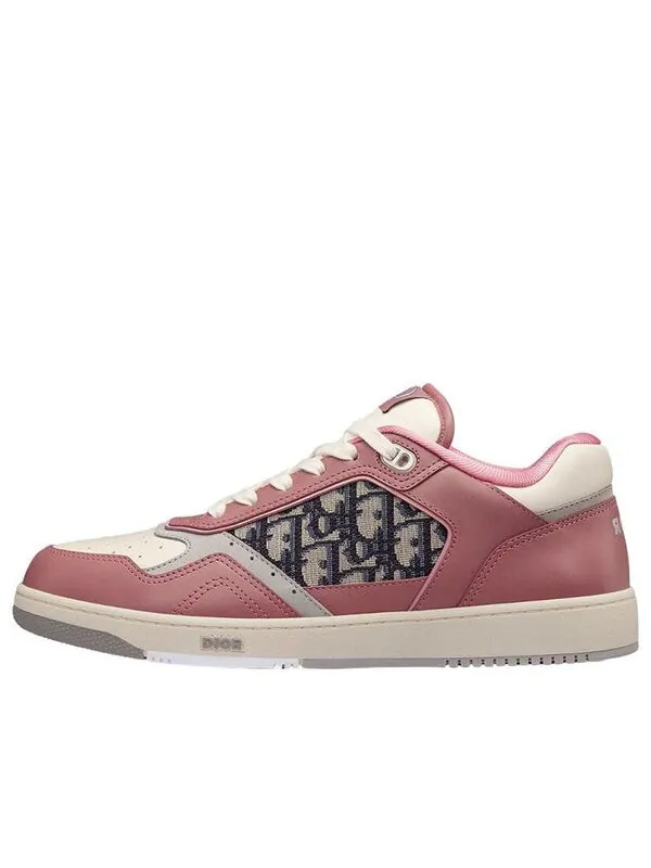 Кроссовки b27 low-top sneaker pink and cream smooth calfskin Dior