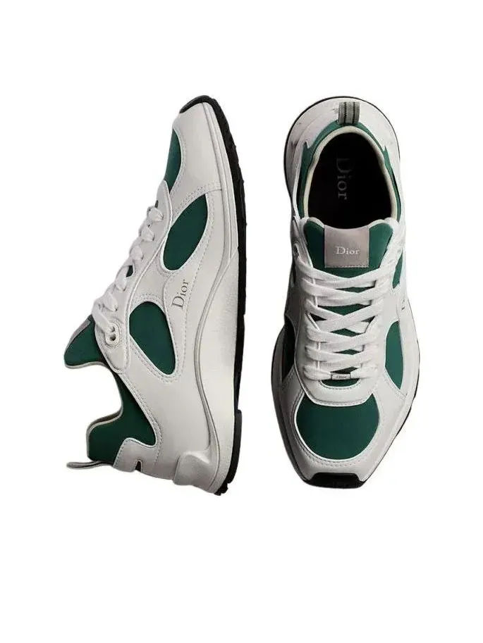 Кроссовки DIOR Mile 'White Green' — изображение 2 из 5, белый