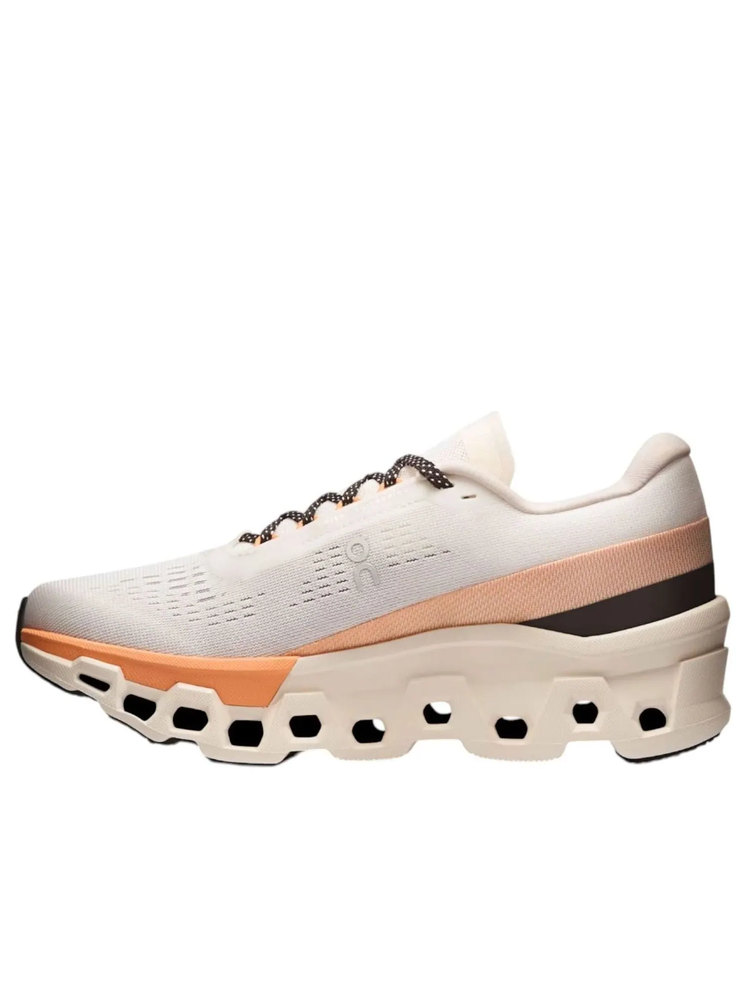 Кроссовки женские On CloudmOnster 2 Ivory Tangerine — изображение 1 из 6, слоновая кость