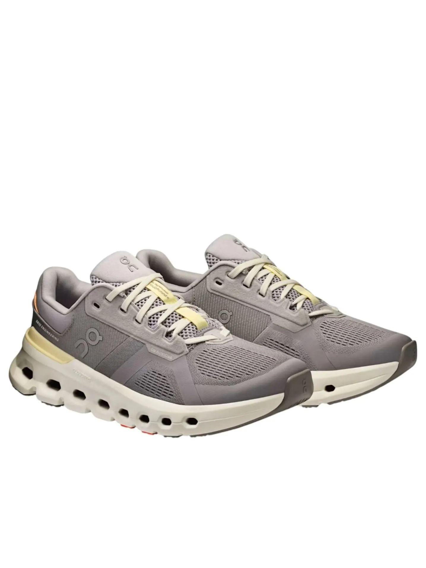 Кроссовки женские On Running Cloudrunner 2 'Lilac Ivory' — изображение 2 из 6, серый