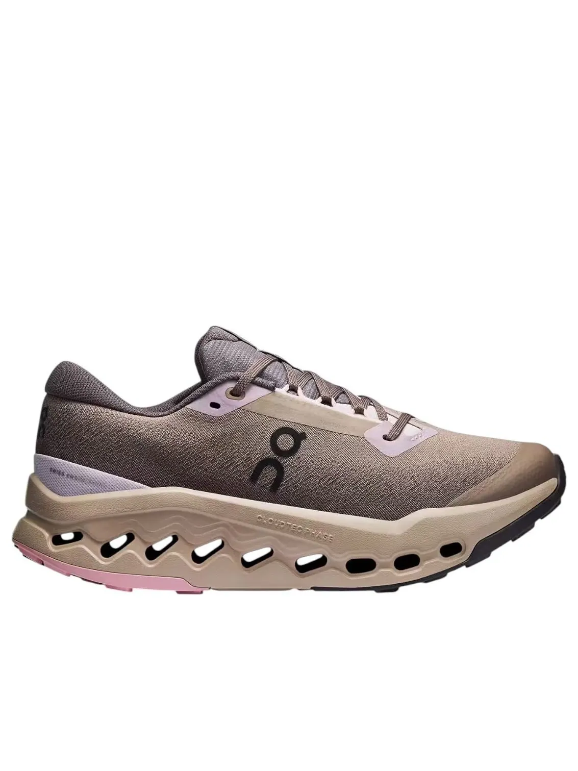 Кроссовки женские On Running Cloudsurfer Trail 2 Waterproof, Cinder Desert — изображение 2 из 6, серый