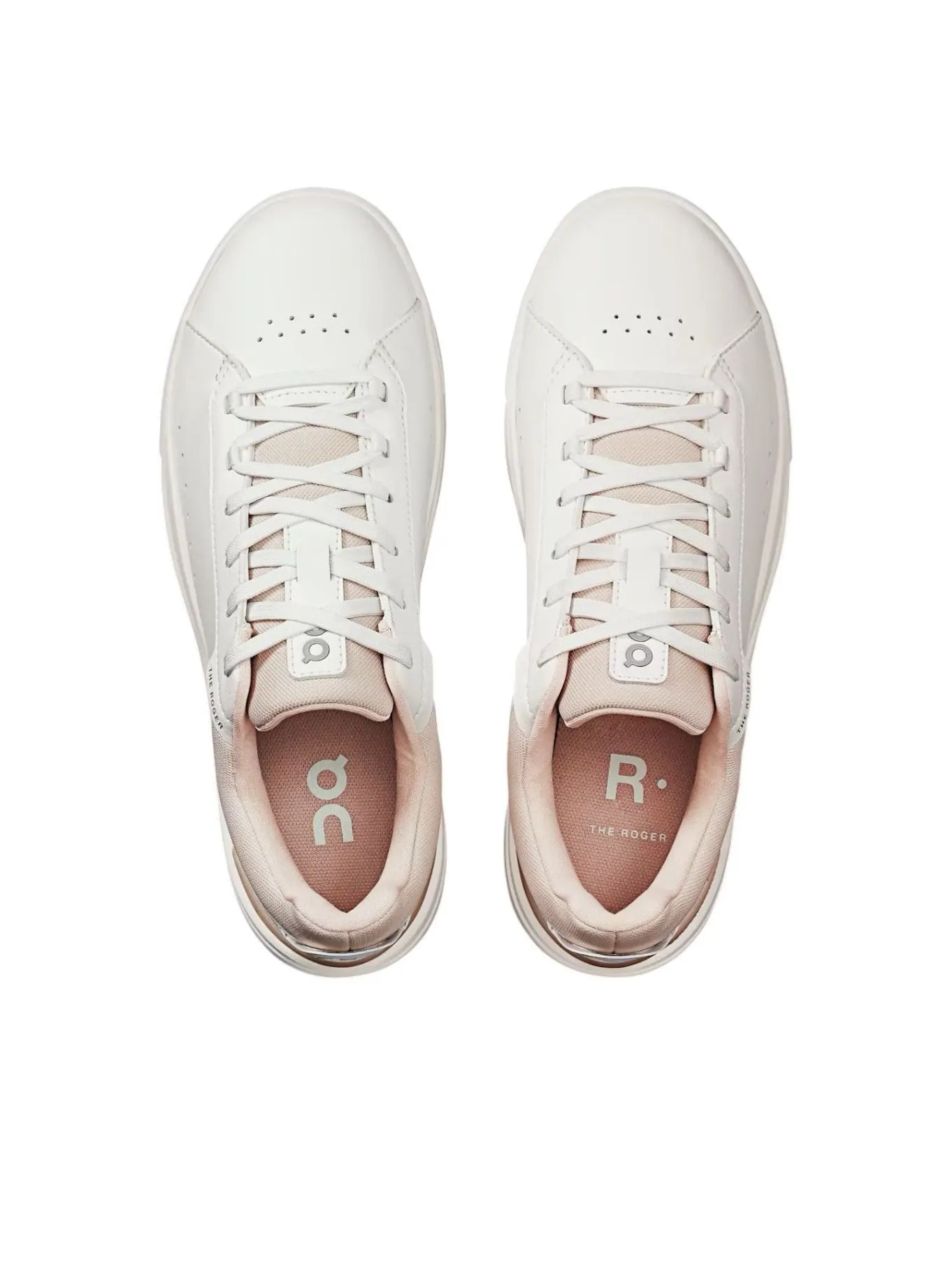 Кроссовки женские On Running Roger Advantage White Rosehip белые — изображение 5 из 6, белый