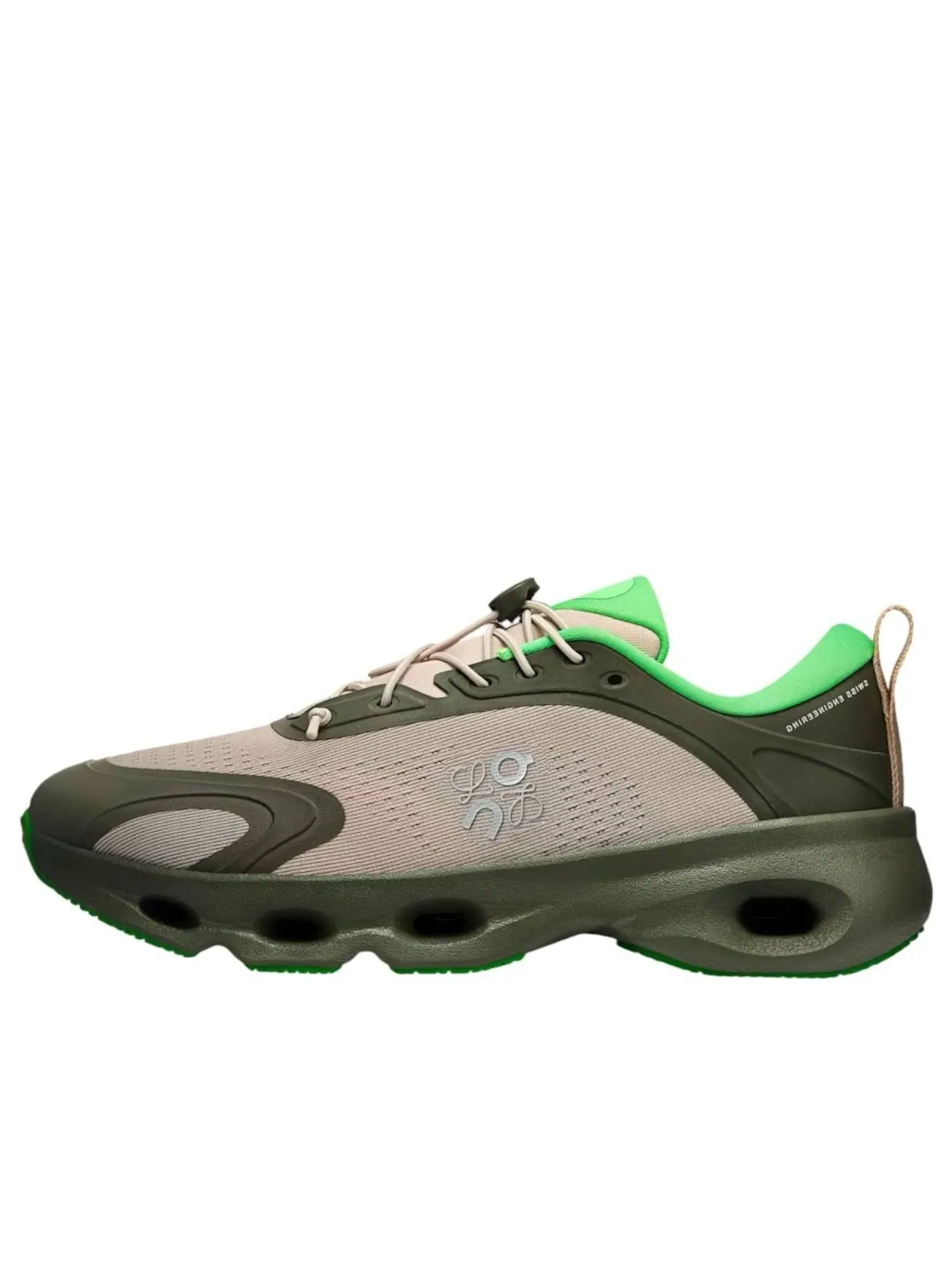 Кроссовки On Running x LOEWE Cloudsolo 'Khaki Green Sand' — изображение 1 из 6, оливковый зеленый