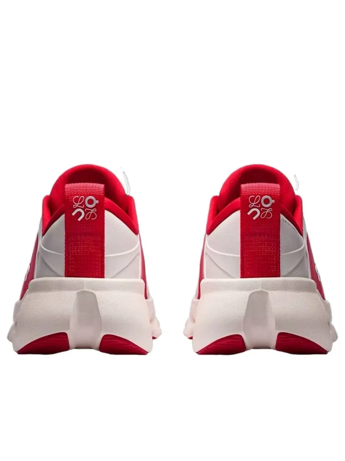 Женские кроссовки с шнуровкой On Running x Loewe Cloudsolo Red Eggshell — изображение 4 из 5, красный