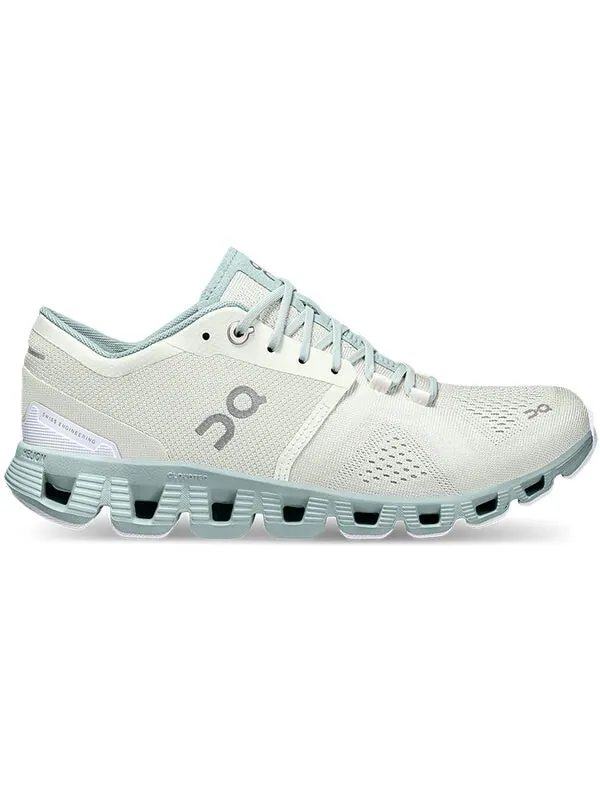 Кроссовки (WMNS) On Running Cloud X Shift 'White Teal' — изображение 2 из 4, серый