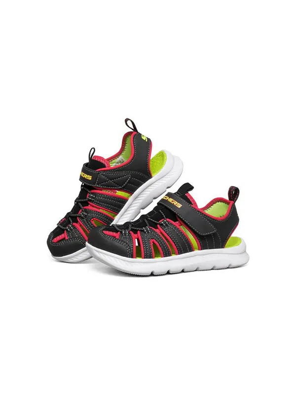 Сандалии c-flex sandal 'black red yellow' Skechers — изображение 3 из 4, черный/красный/желтый