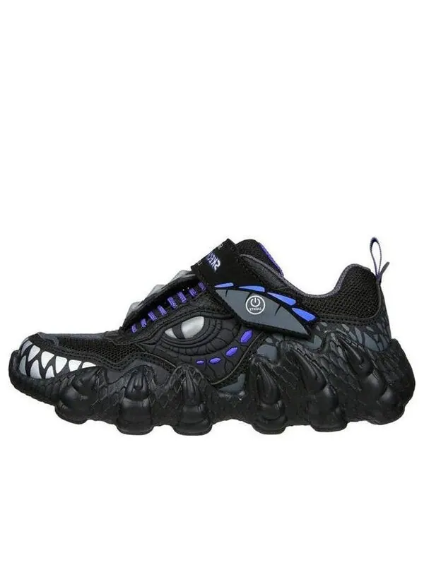 Кроссовки aurus lights dino-tracker 'black' Skechers — изображение 1 из 4, черный