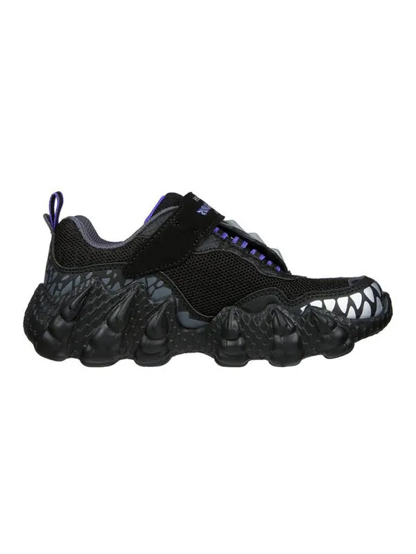 Кроссовки aurus lights dino-tracker 'black' Skechers — изображение 2 из 4, черный