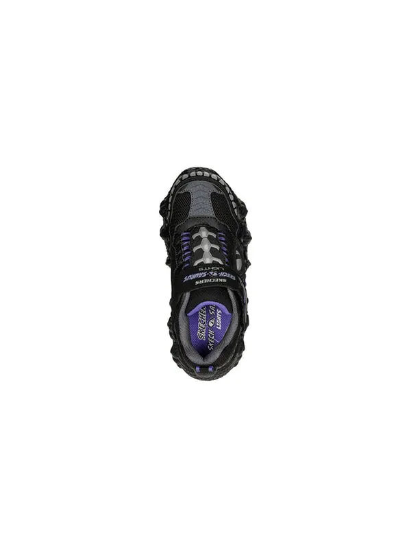 Кроссовки aurus lights dino-tracker 'black' Skechers — изображение 4 из 4, черный