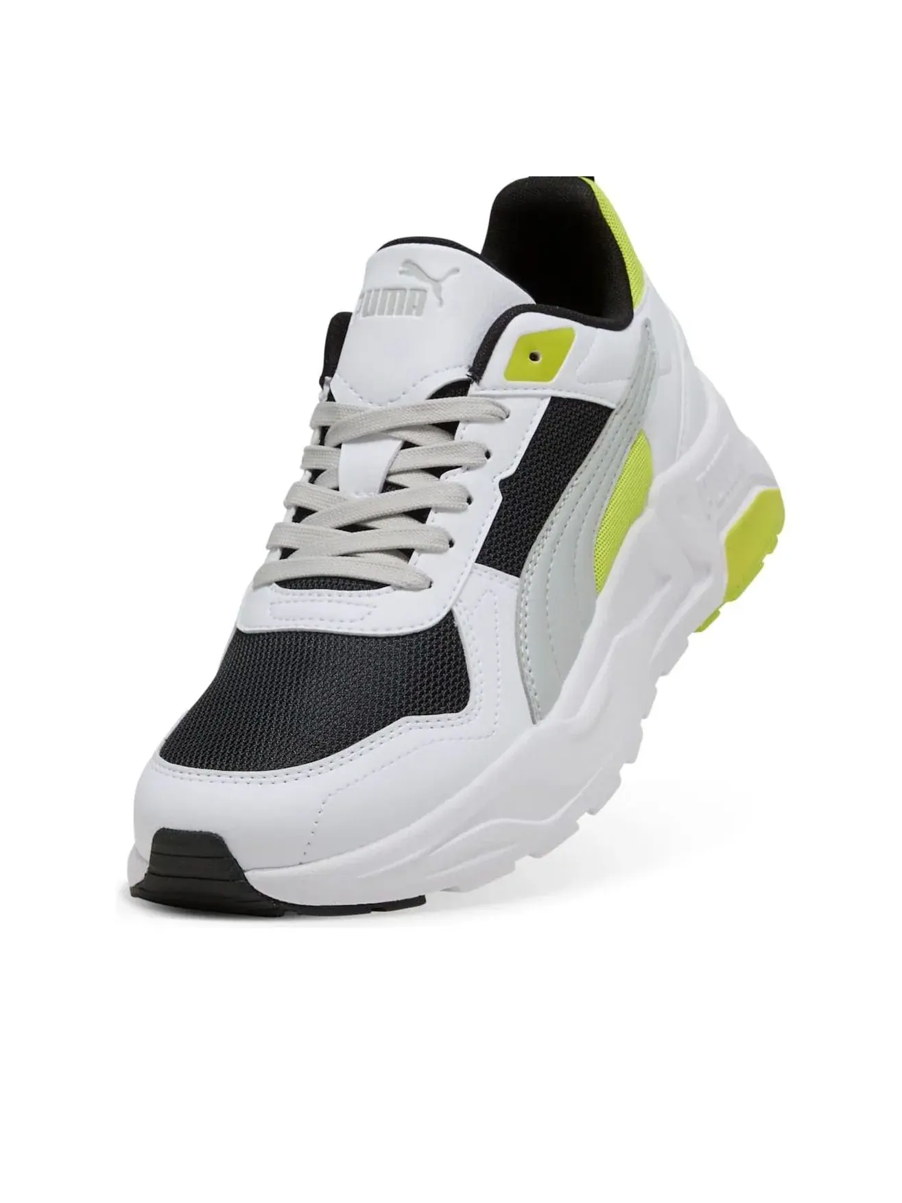Кроссовки PUMA Trinity 2 LT 'Black White Neon' — изображение 3 из 6, белый