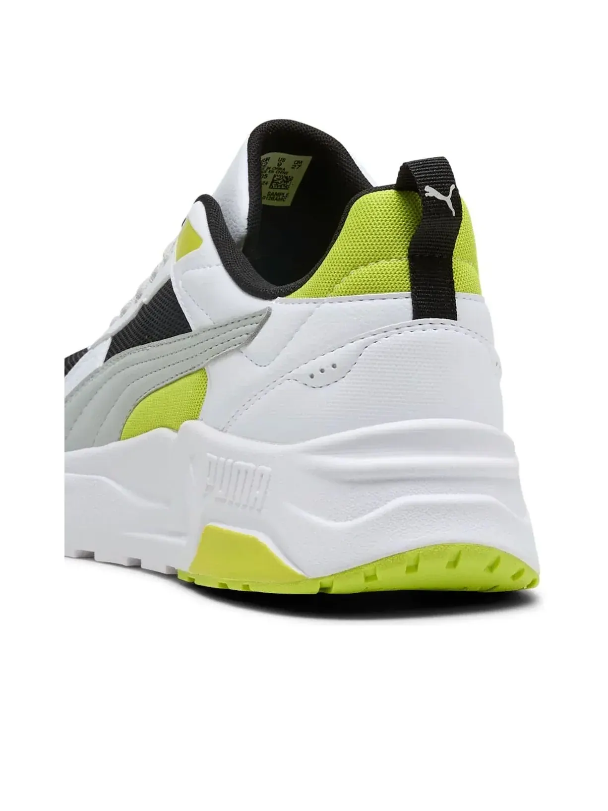 Кроссовки PUMA Trinity 2 LT 'Black White Neon' — изображение 4 из 6, белый