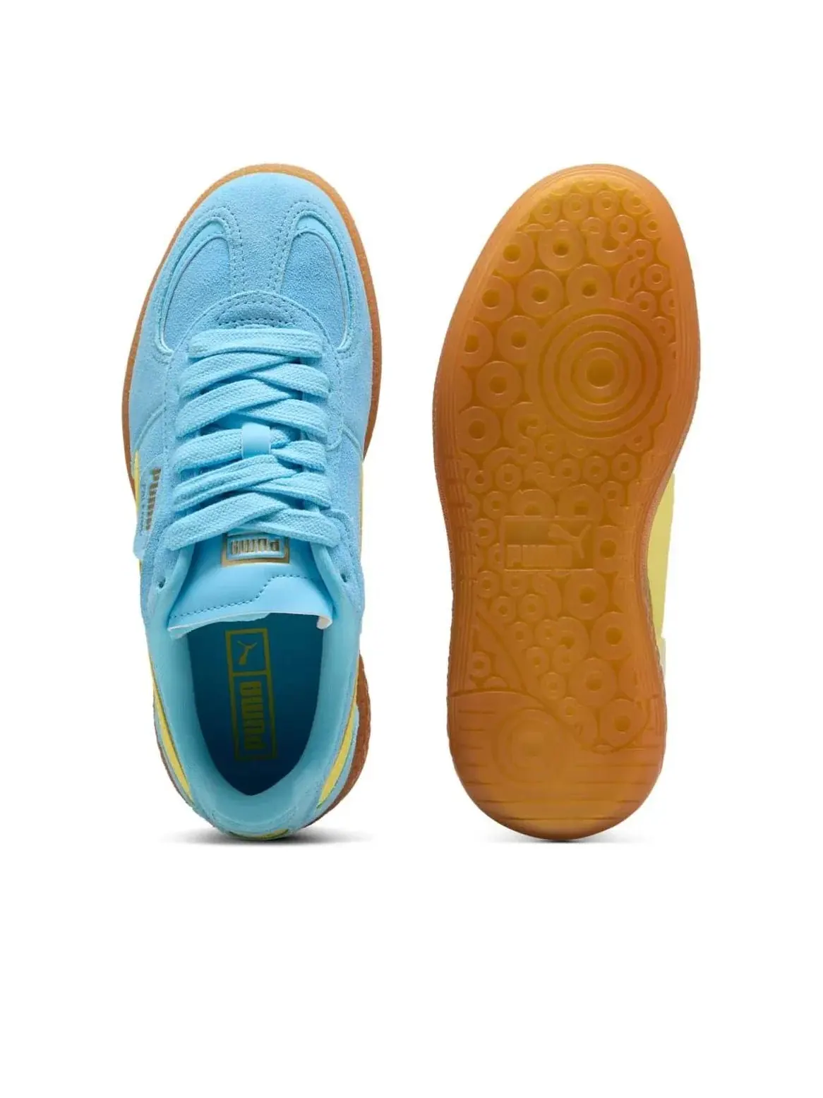 Кроссовки PUMA Palermo Moda Xtra Gum 'Vibrant Blue Lemon Meringue' 400323-12 — изображение 5 из 6, синий