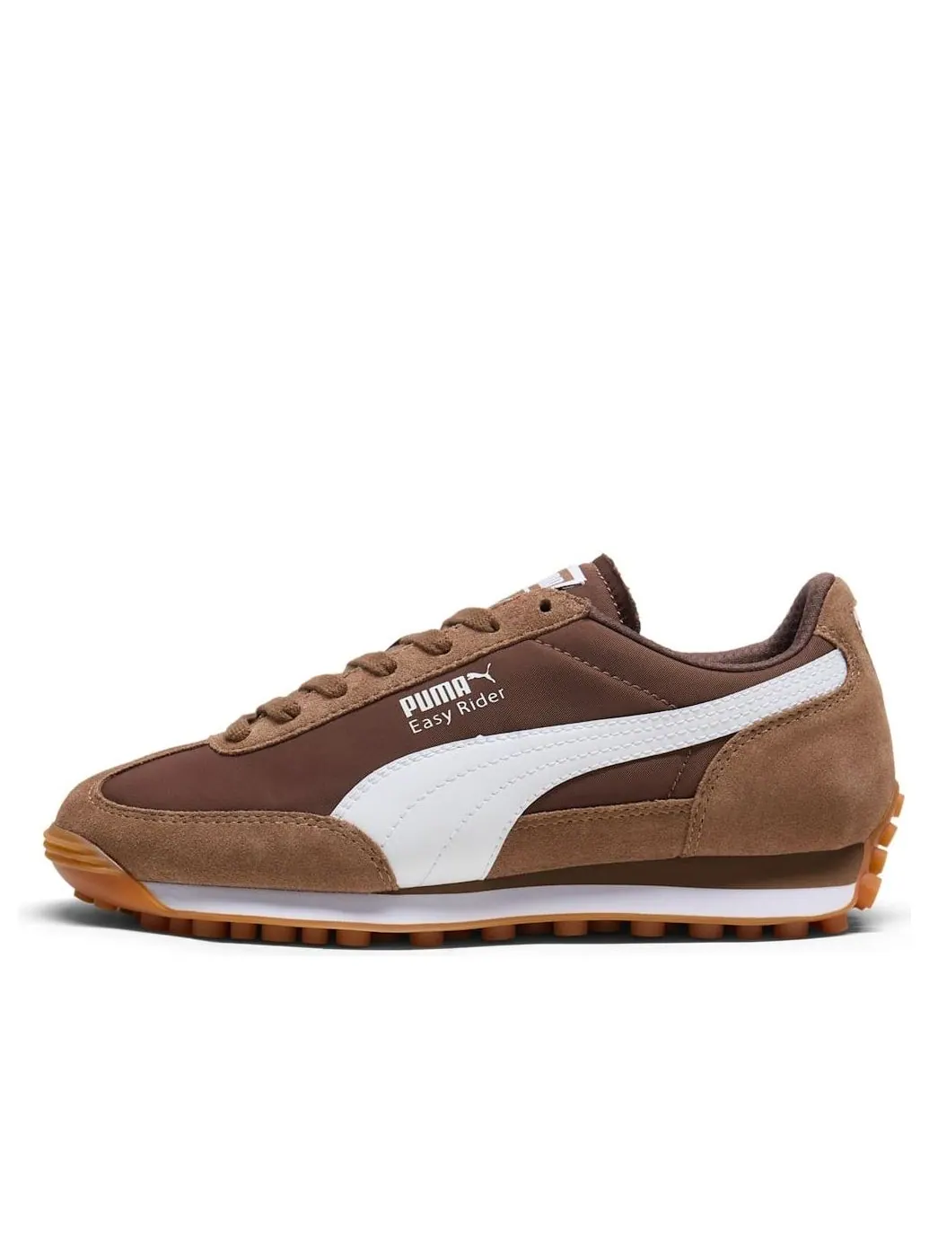 (WMNS) Puma Easy Rider Suede & Nylon 'Haute Coffee White Espresso Brown' — изображение 1 из 7, белый/коричневый