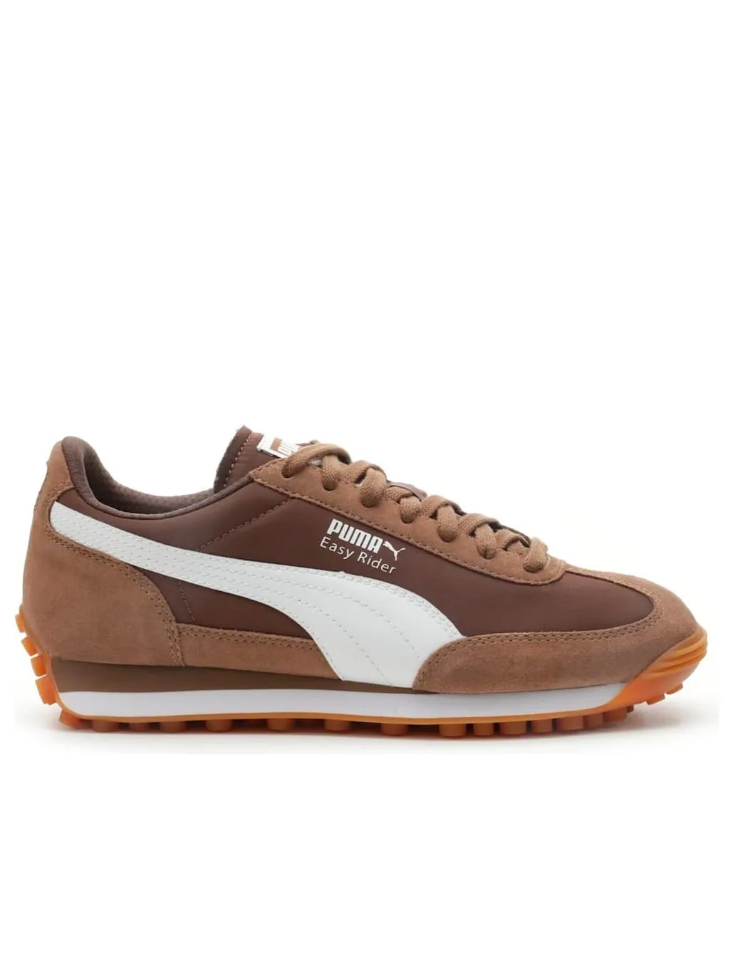 (WMNS) Puma Easy Rider Suede & Nylon 'Haute Coffee White Espresso Brown' — изображение 4 из 7, белый/коричневый