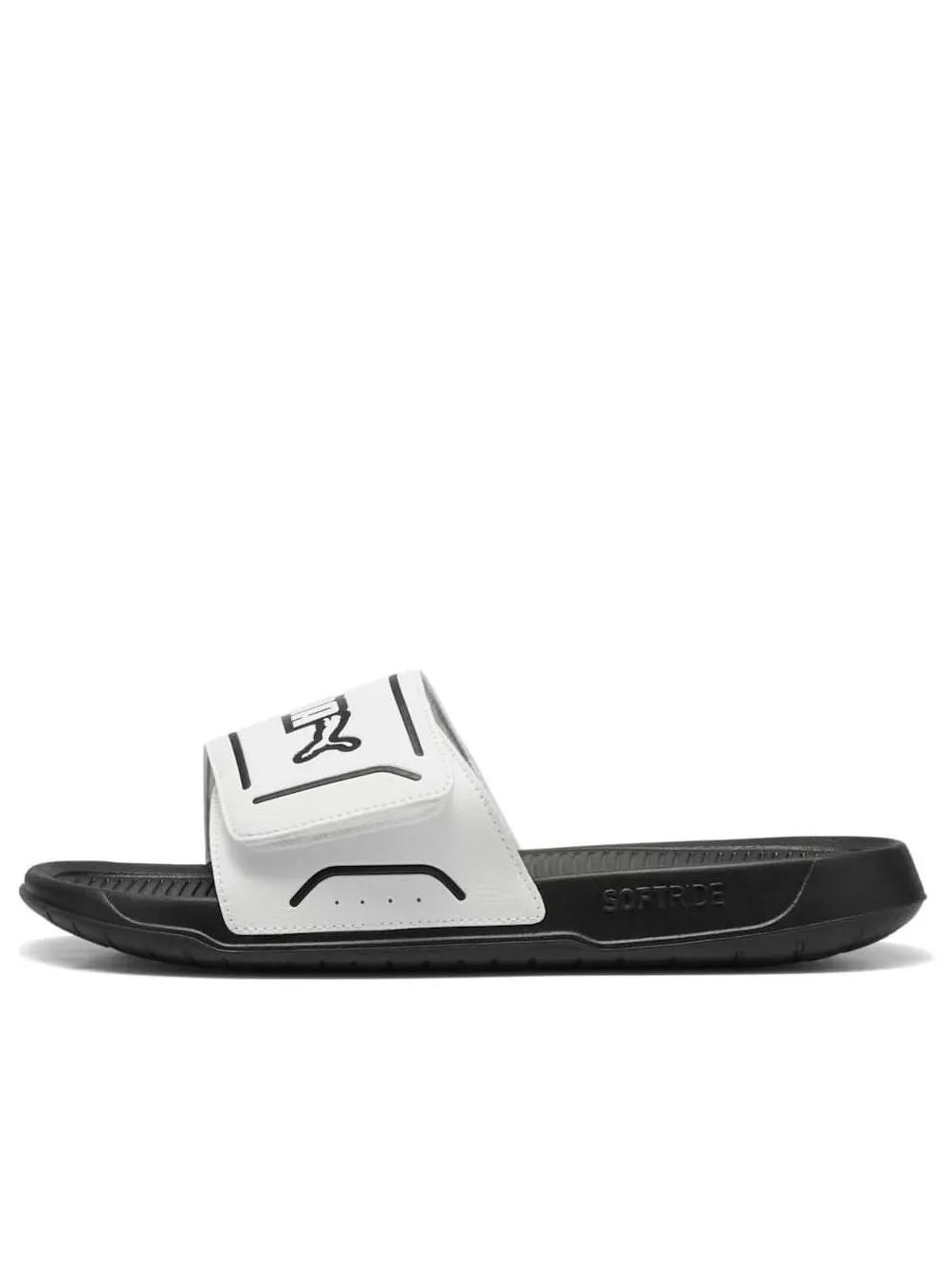 Шлепанцы Puma Royalcat Comfort 2 'White Black' — изображение 1 из 6, белый/черный