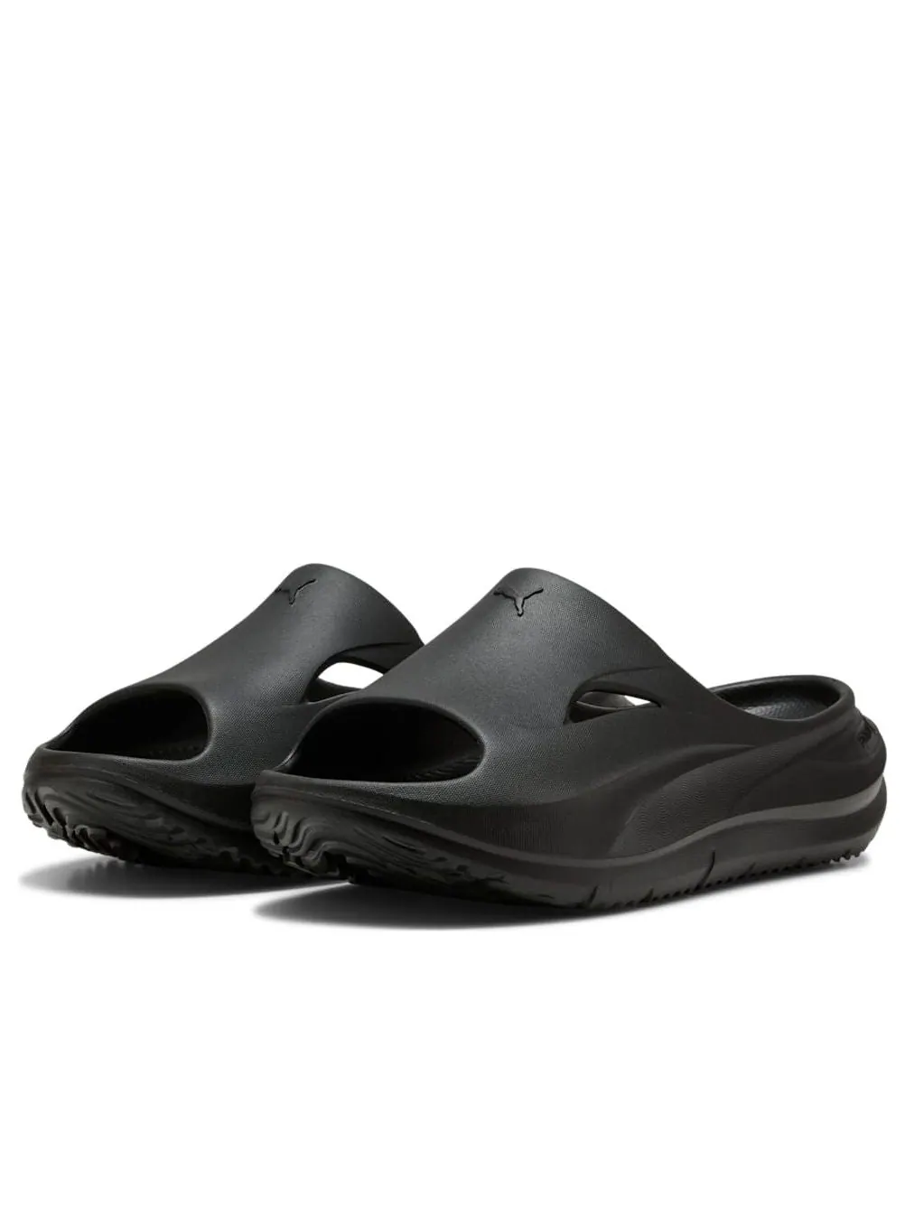 Шлепанцы PUMA Softride ZeroG Slides 'Black' — изображение 2 из 6, черный