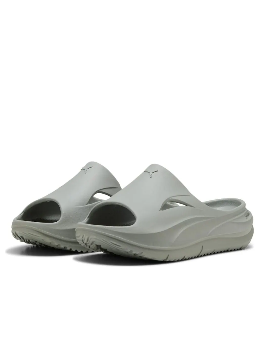 Шлепанцы PUMA Softride ZeroG Slides 'Smokey Gray' — изображение 2 из 6, серый
