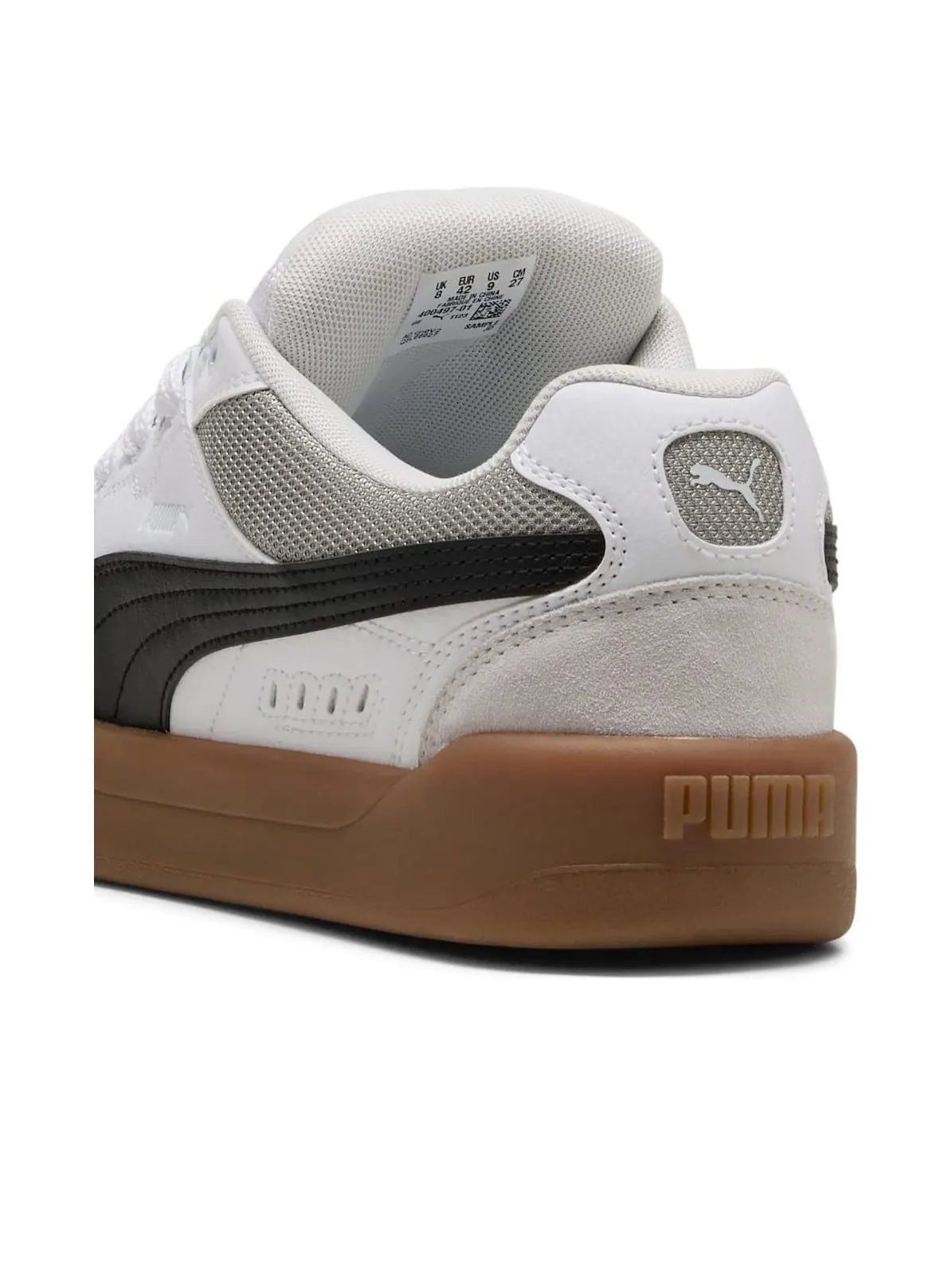 Puma Park Lifestyle SK8 'White Black Gray' — изображение 4 из 6, белый/черный/серый