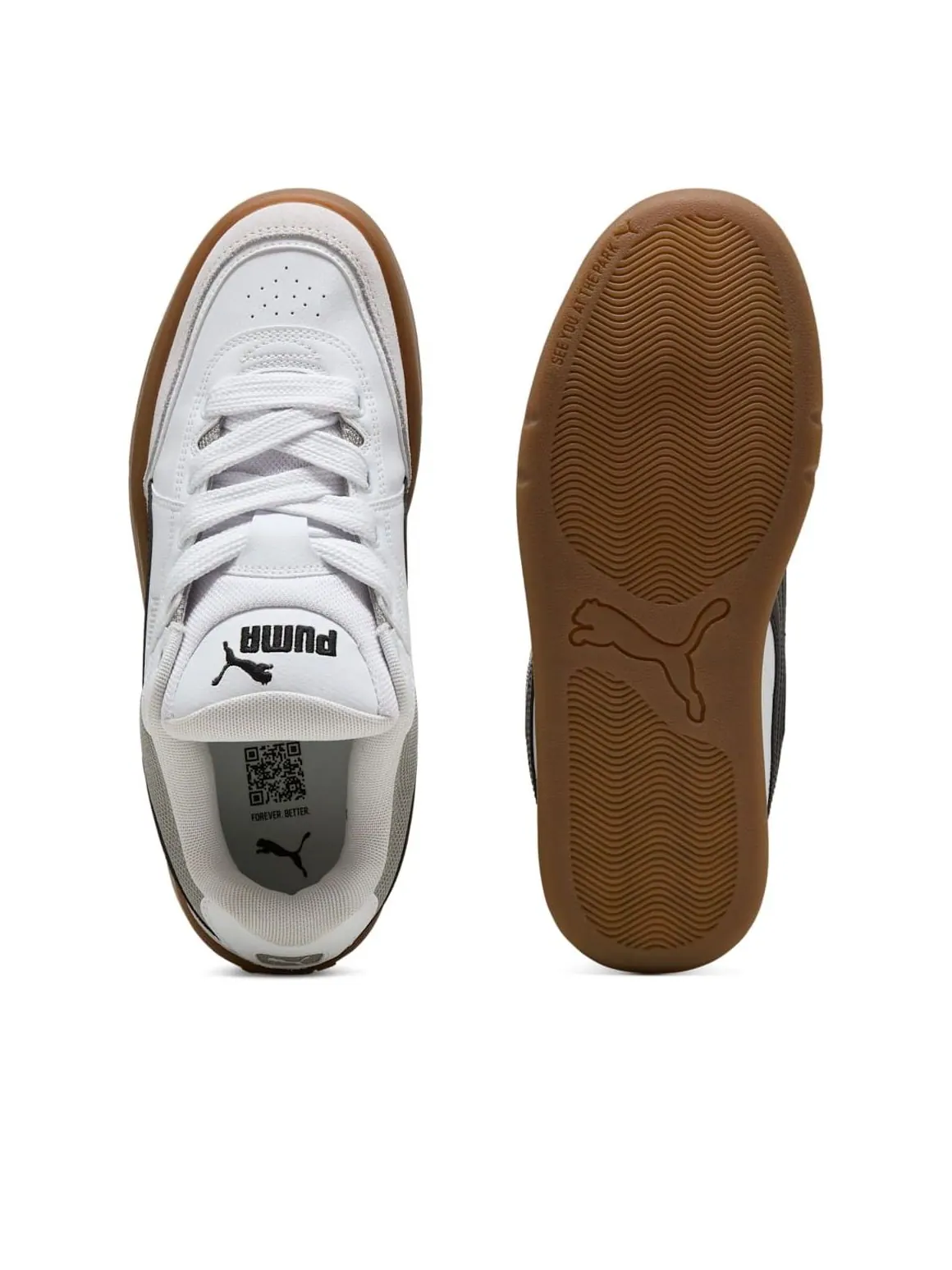 Puma Park Lifestyle SK8 'White Black Gray' — изображение 5 из 6, белый/черный/серый