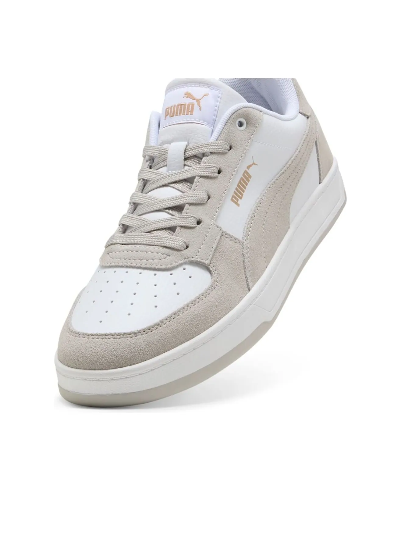 Кроссовки PUMA Caven 2.0 Mono 'White Light Gray Gold' — изображение 3 из 6, белый
