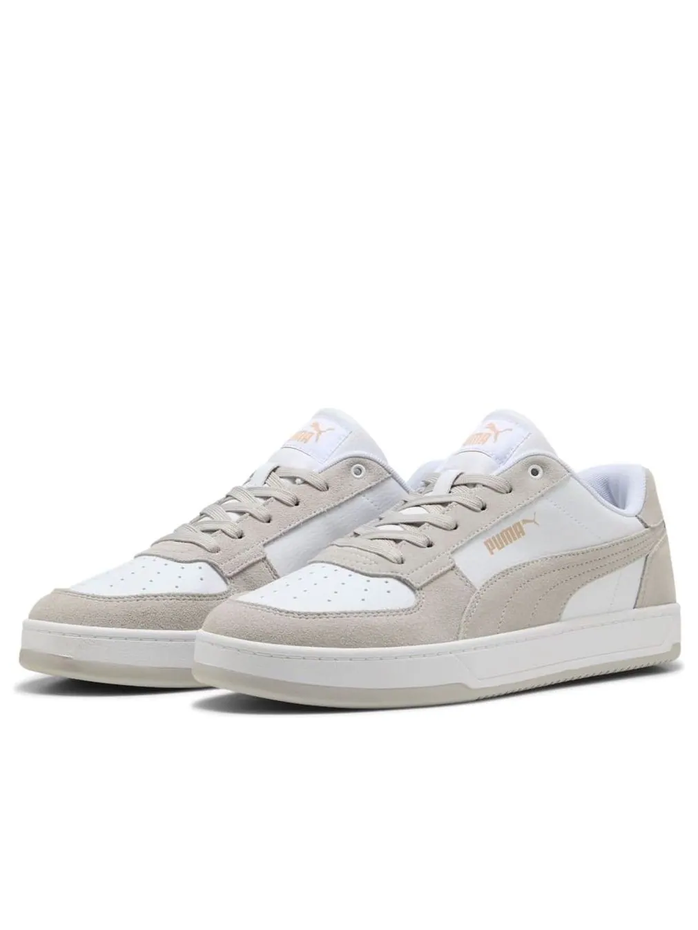 Кроссовки PUMA Caven 2.0 Mono 'White Light Gray Gold' — изображение 6 из 6, белый