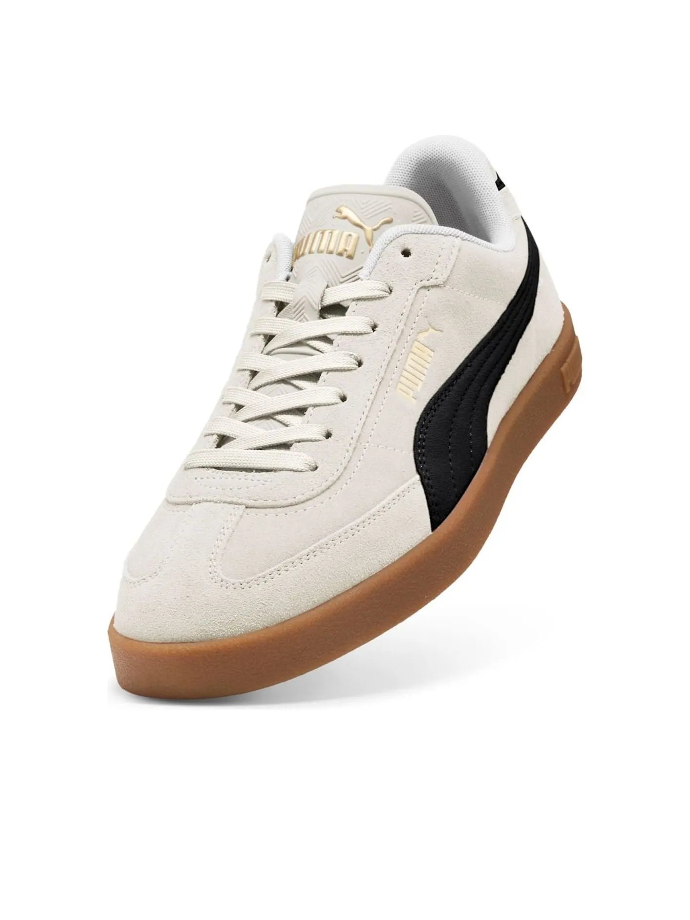 Кроссовки PUMA Club II Era Suede 'Gray Black Gum' — изображение 3 из 6, серый