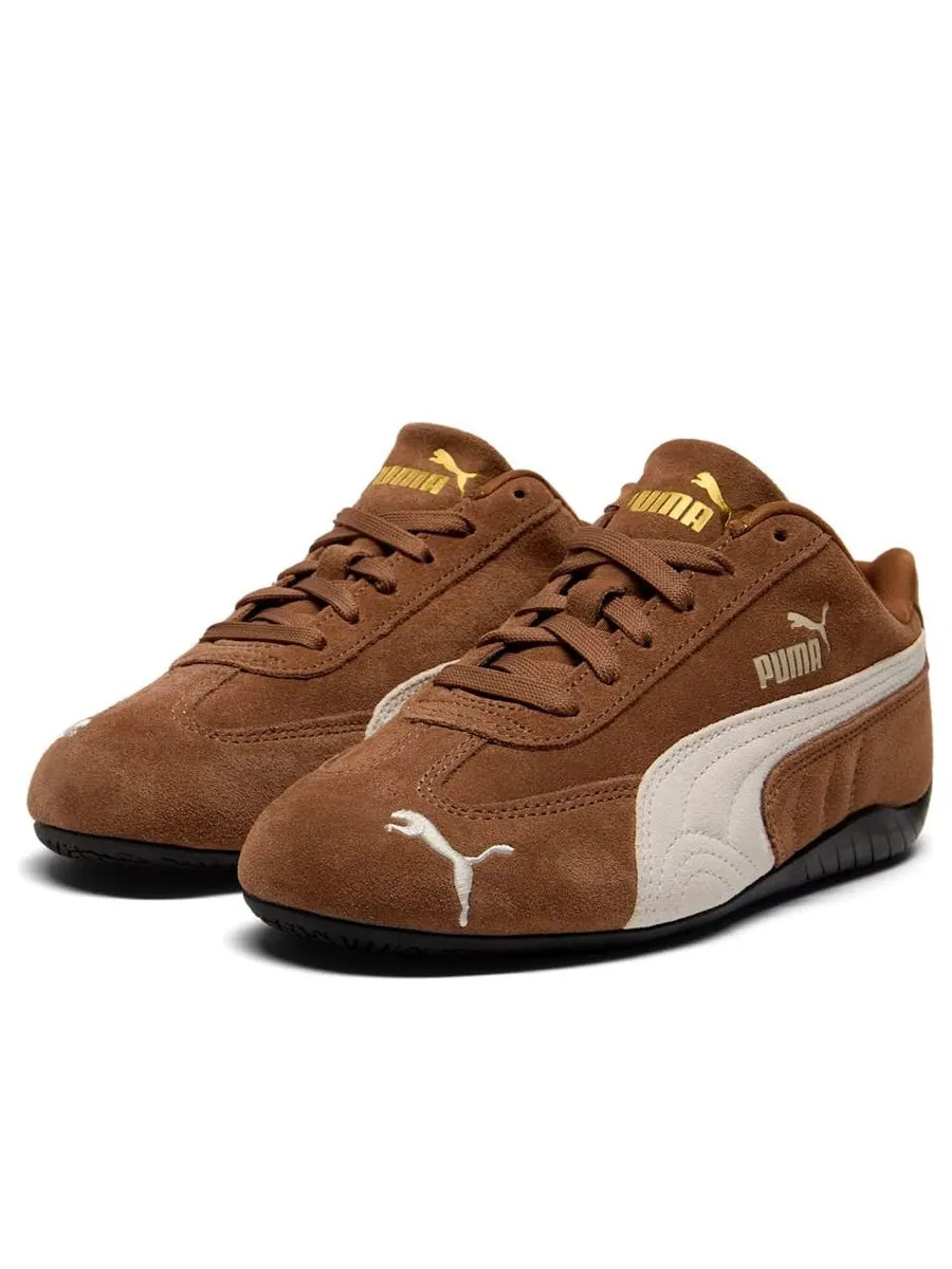 Кроссовки (WMNS) PUMA Speedcat OG 'Haute Coffee Frosted Ivory' — изображение 3 из 6, коричневый