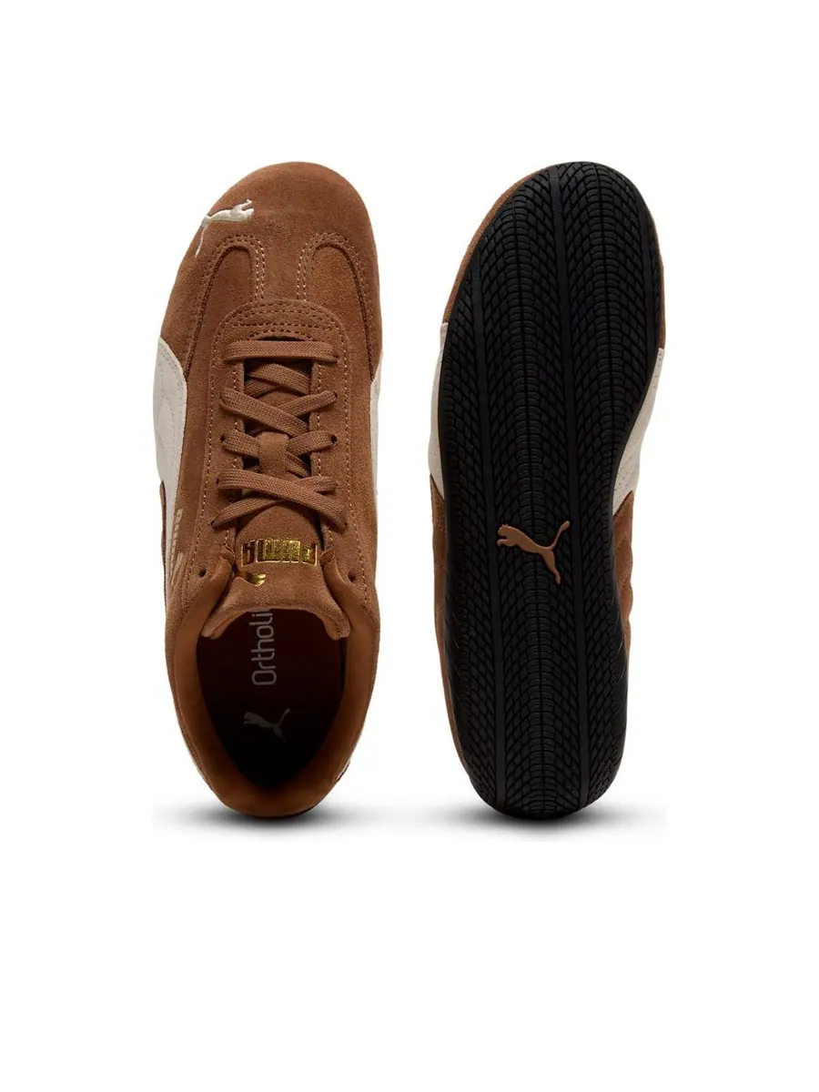 Кроссовки (WMNS) PUMA Speedcat OG 'Haute Coffee Frosted Ivory' — изображение 4 из 6, коричневый