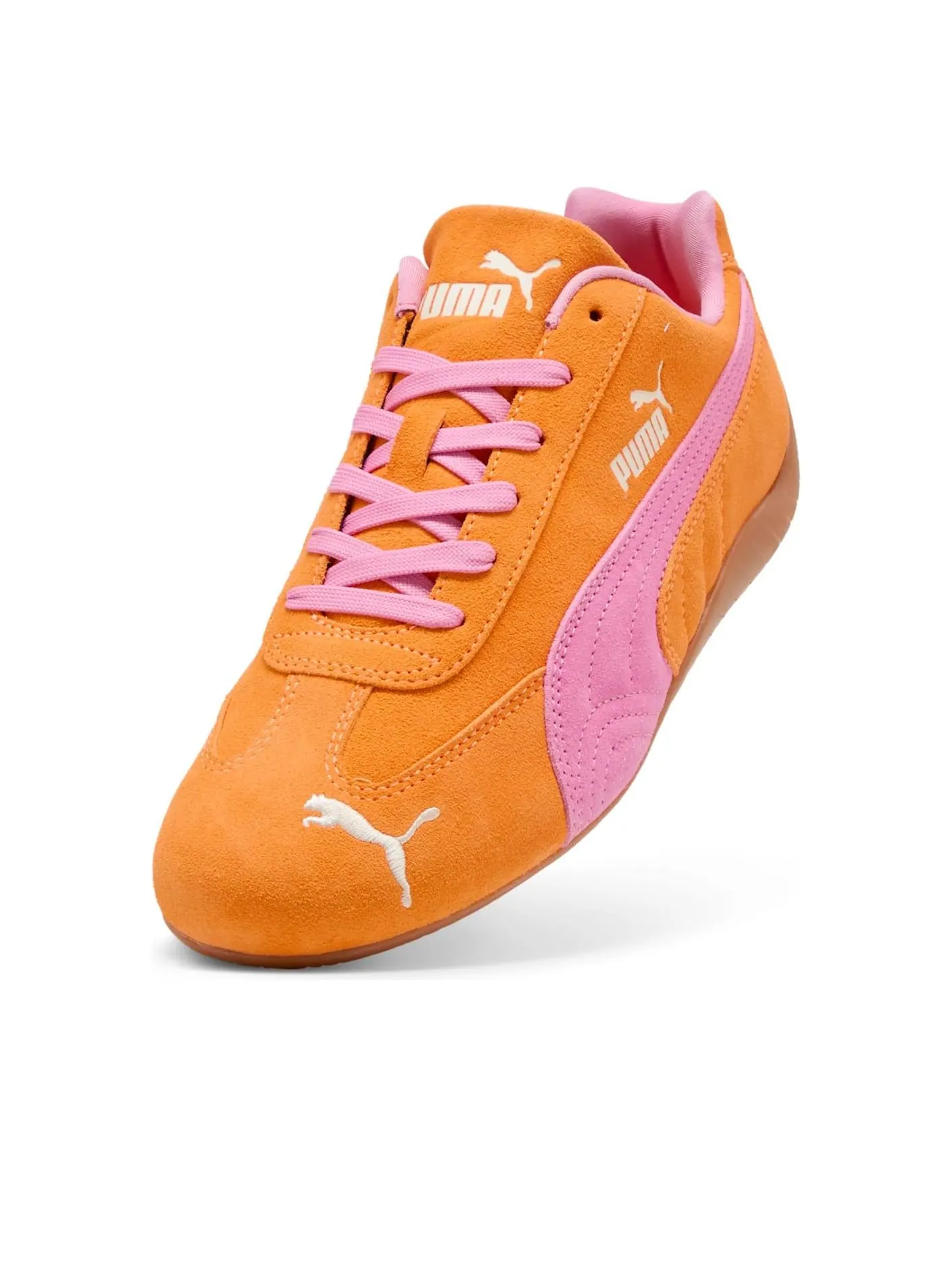Кроссовки (WMNS) PUMA Speedcat 'Orange Glo Poised Pink ' — изображение 4 из 6, оранжевый