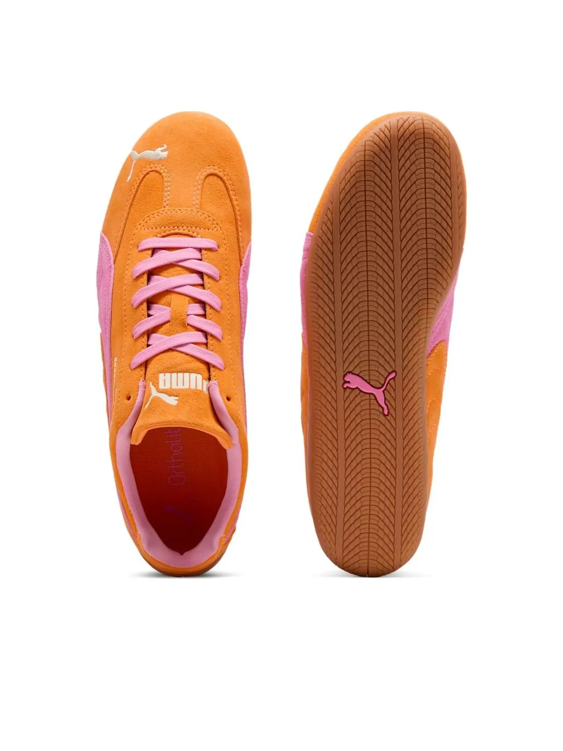 Кроссовки (WMNS) PUMA Speedcat 'Orange Glo Poised Pink ' — изображение 5 из 6, оранжевый