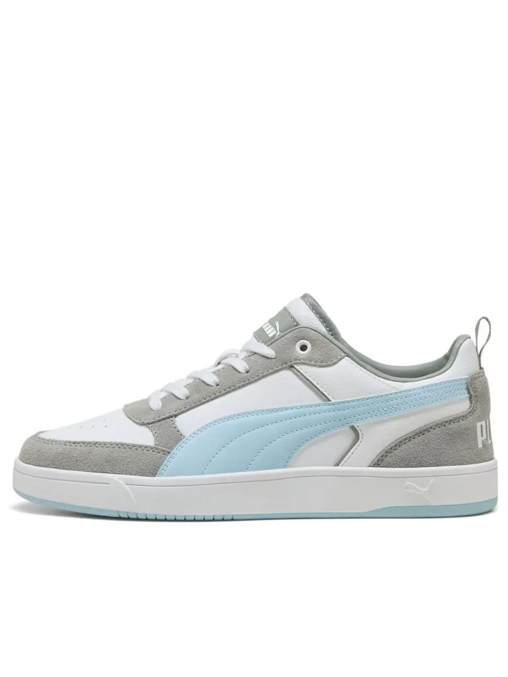 Кроссовки PUMA Dribble SD 'PUMA White Silver Sky Feather Gray' — изображение 1 из 6, серый
