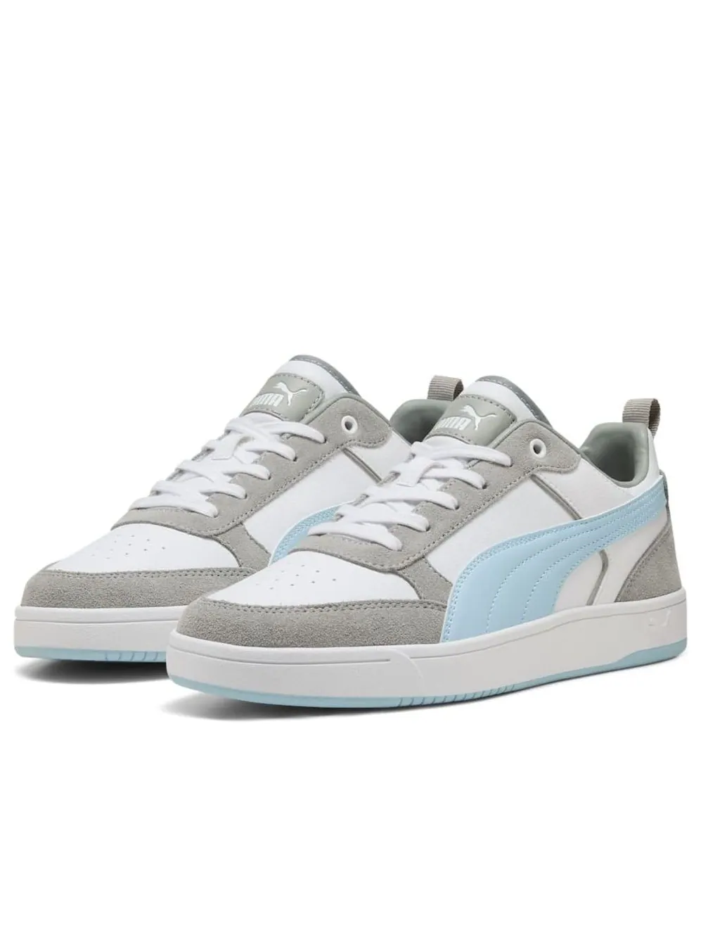 Кроссовки PUMA Dribble SD 'PUMA White Silver Sky Feather Gray' — изображение 2 из 6, серый